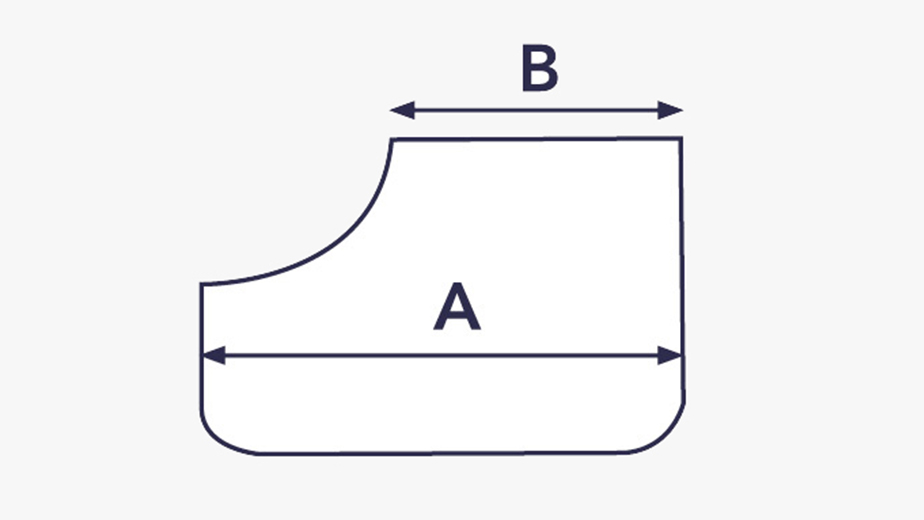 Diagram showing how to measure a horse for a rug from the centre of the chest to the hind quarters