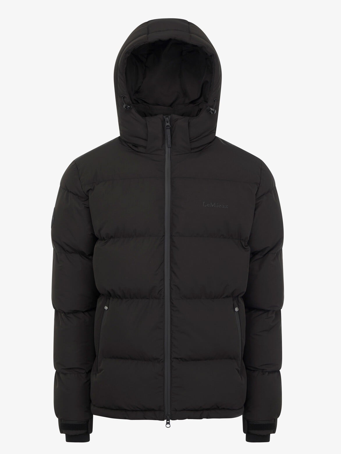 Elite Mens Puffer Jacket Black Clothing