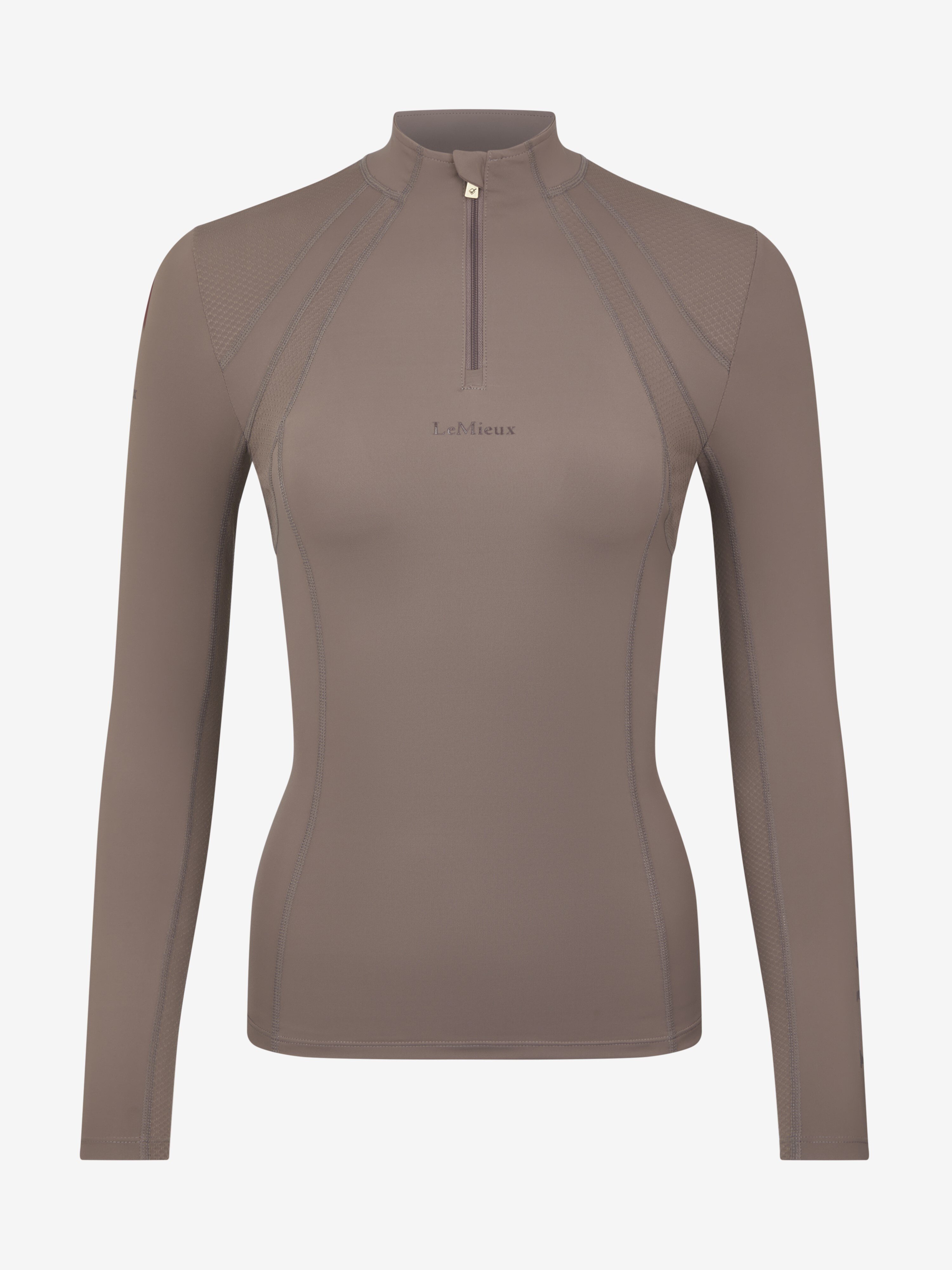 Mia Mesh Long Sleeve Base Layer Walnut Collections