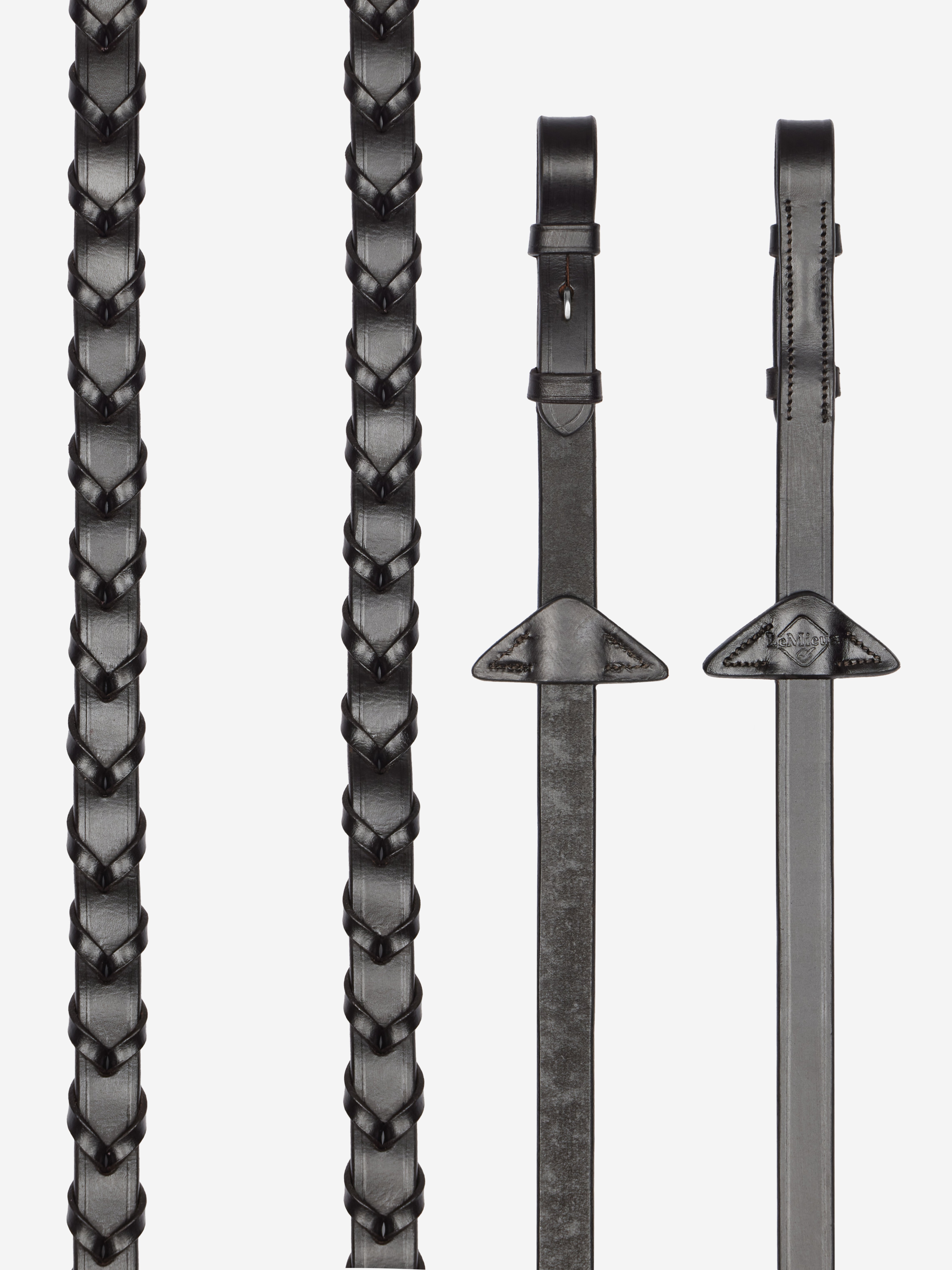 Avis clients : Rênes équitation cuir grip Cheval et Poney - 900 marron foncé | Decathlon Suisse