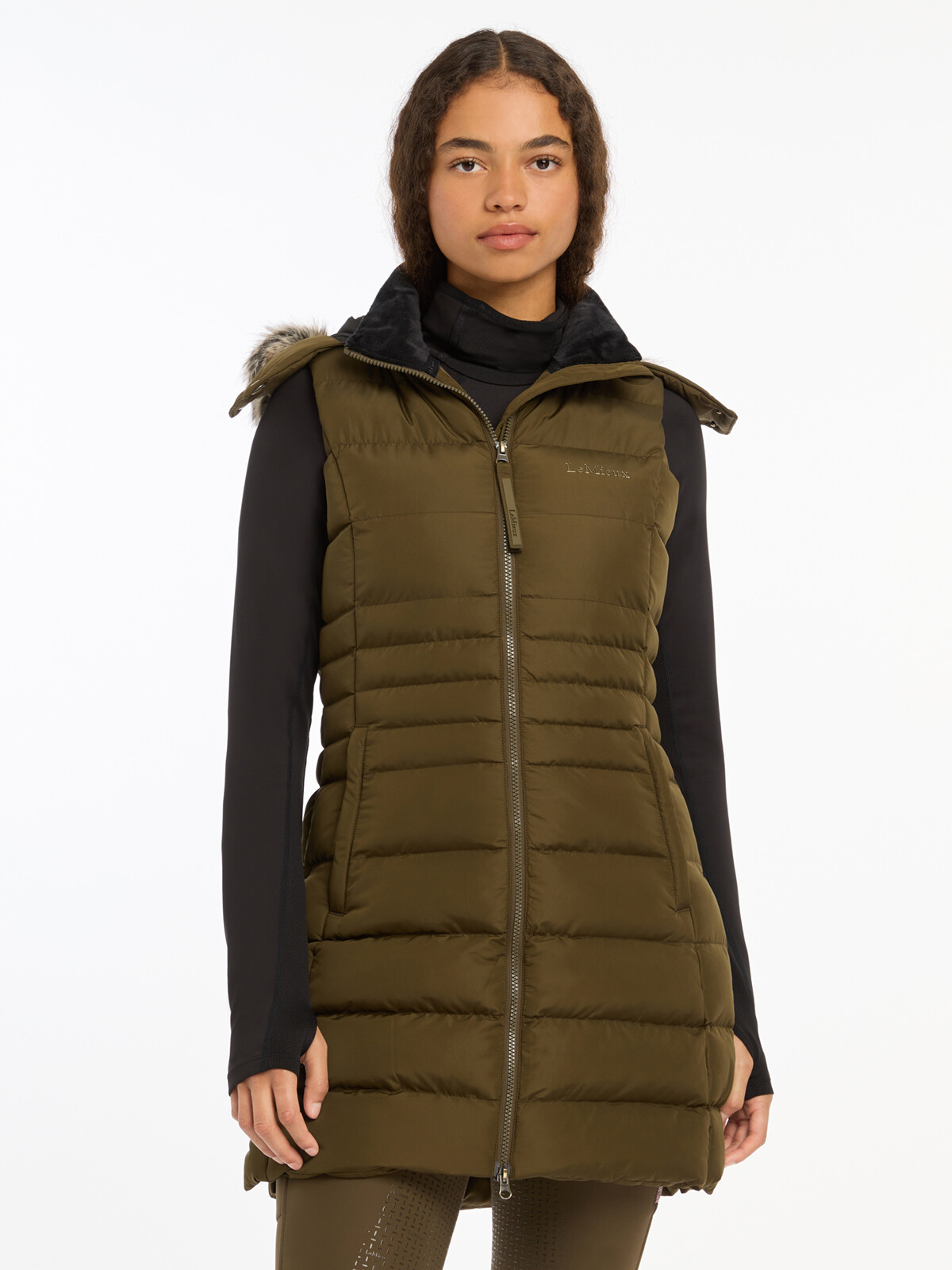 Harper Longline Puffer Gilet Alpine Spring Sale