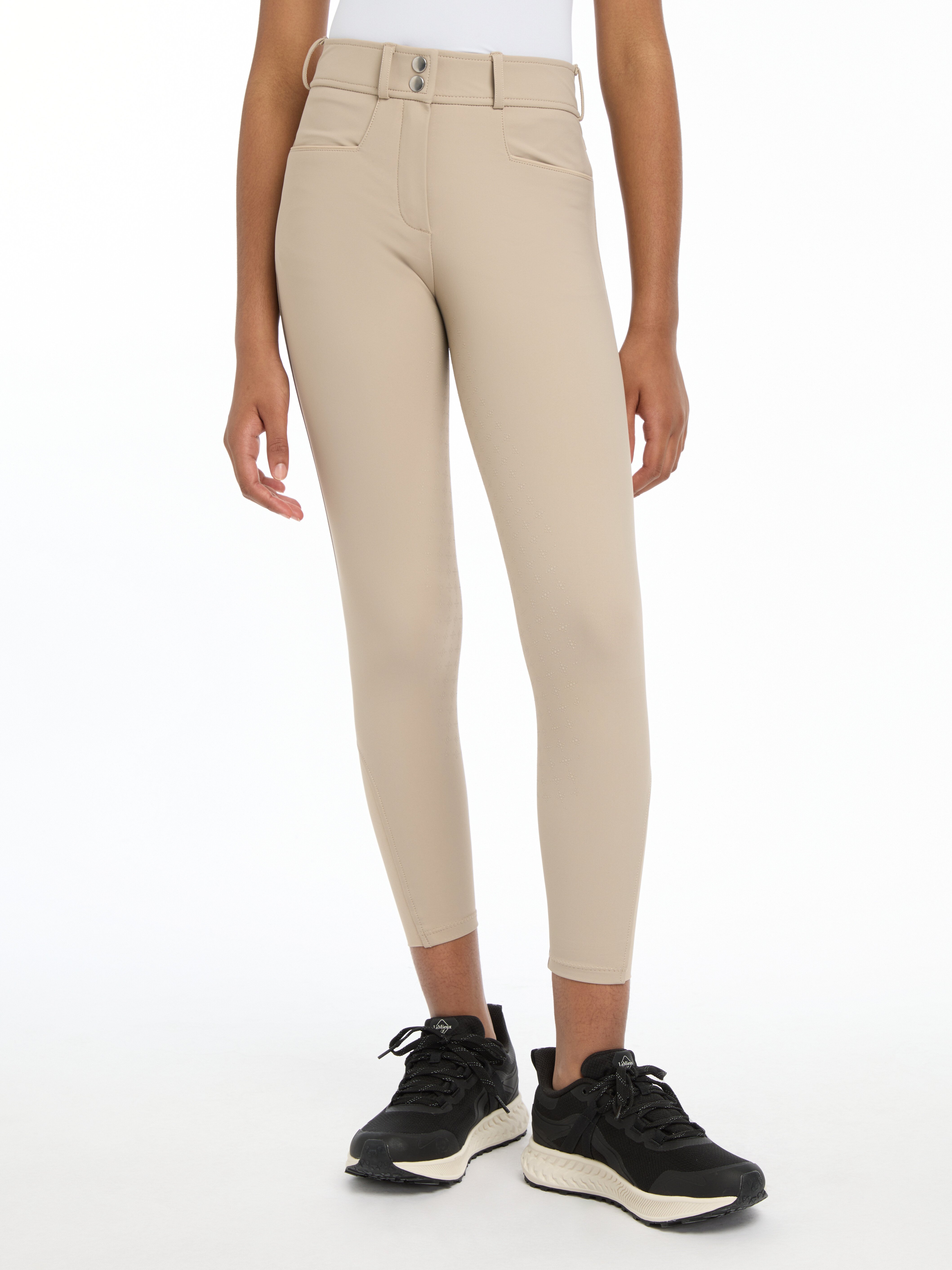Young Rider Izzy Full Seat Breeches Almond