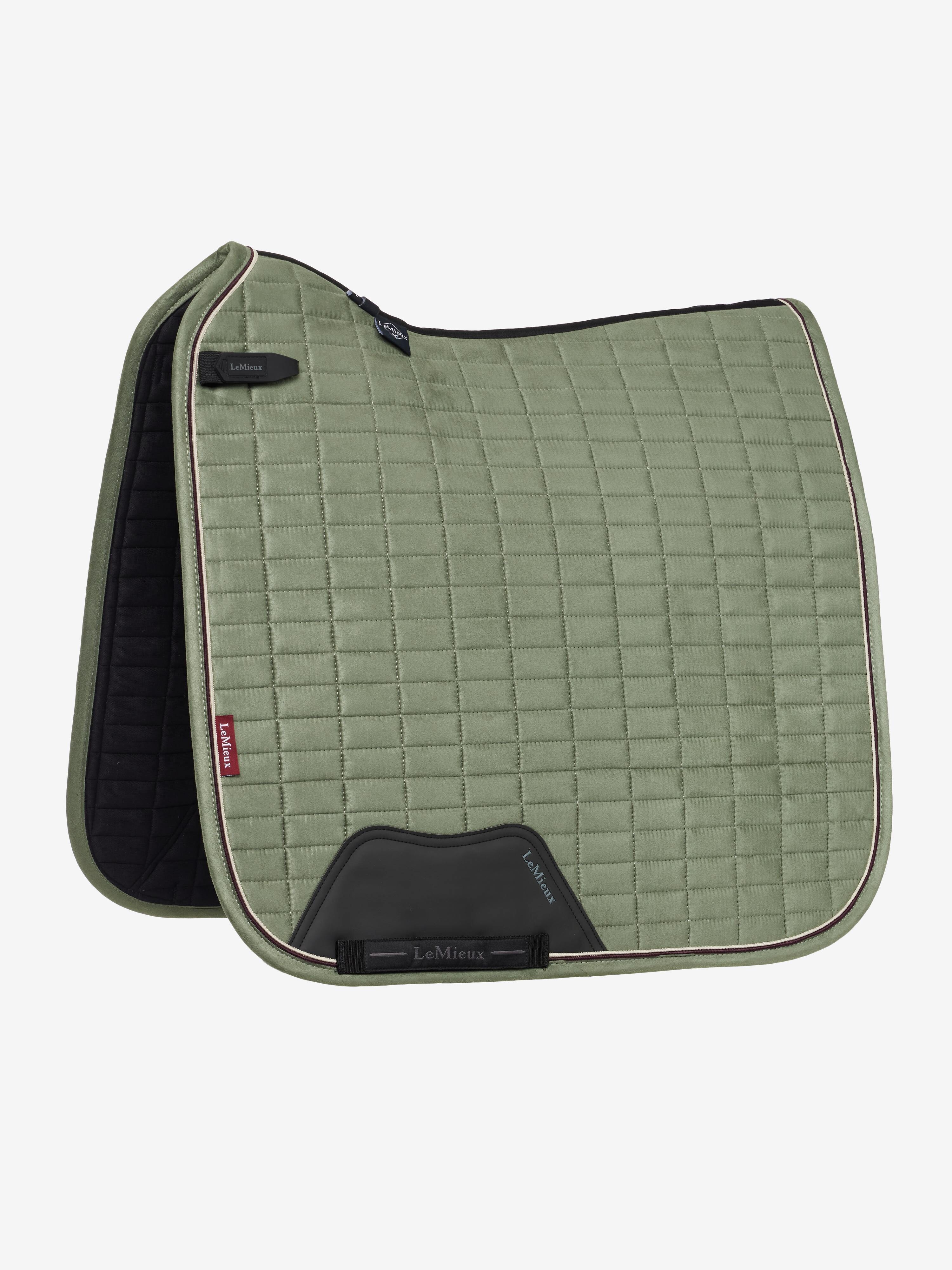 Tapis de Selle Lemieux Crystal Daim Wit - Cheval de dressage