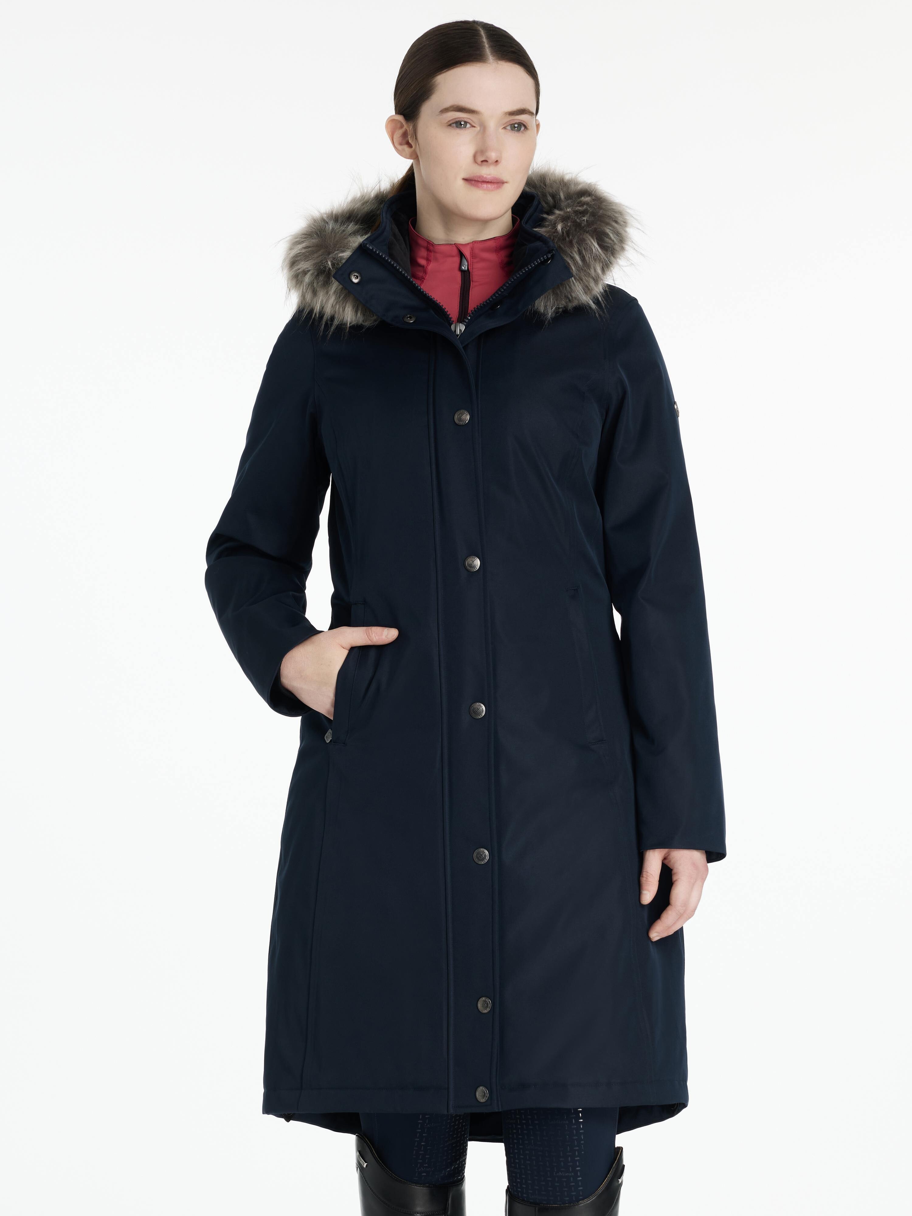 Storm Coat Navy New
