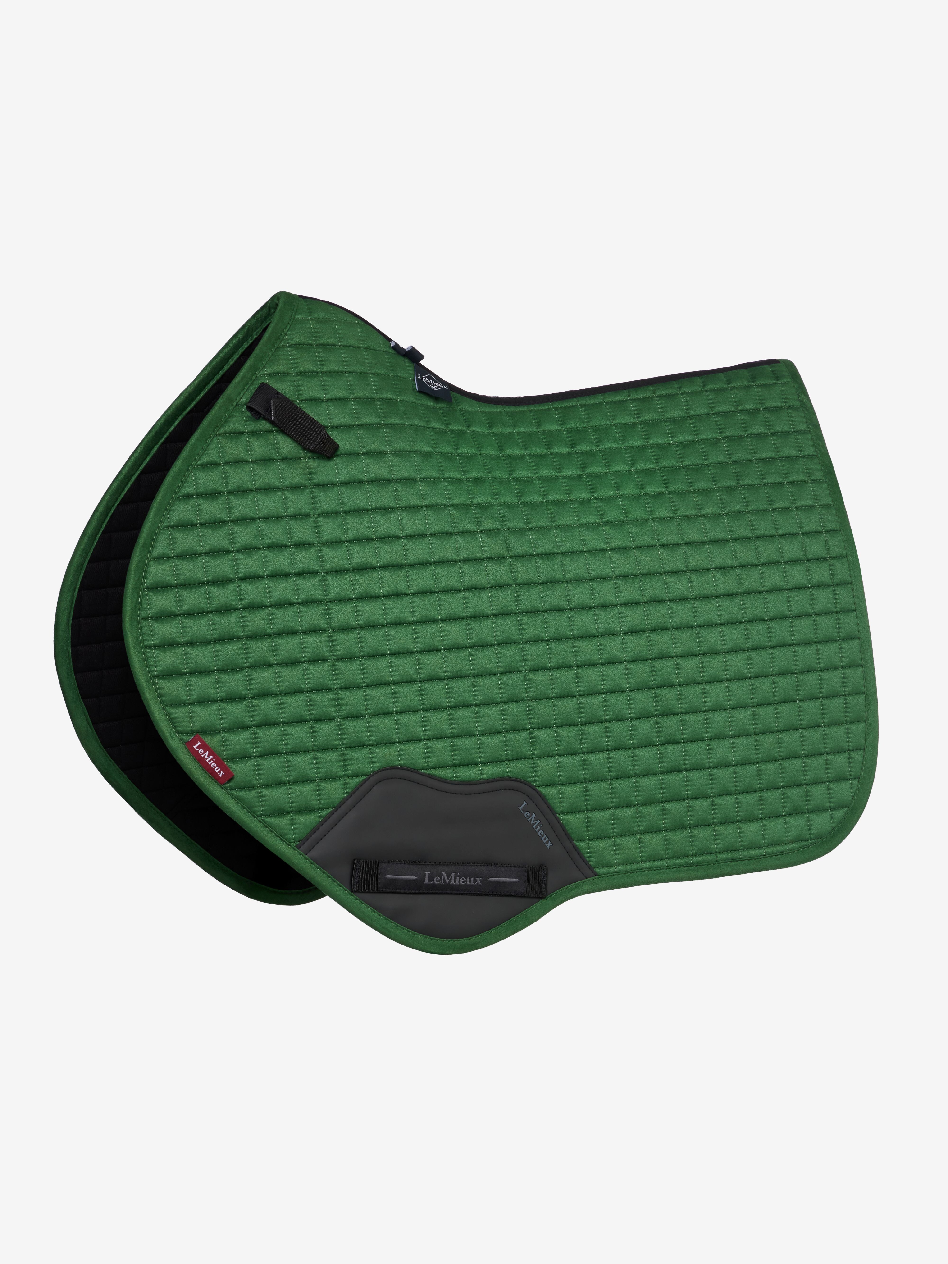 Tapis de selle Square Close Contact en suédine Hunter Green