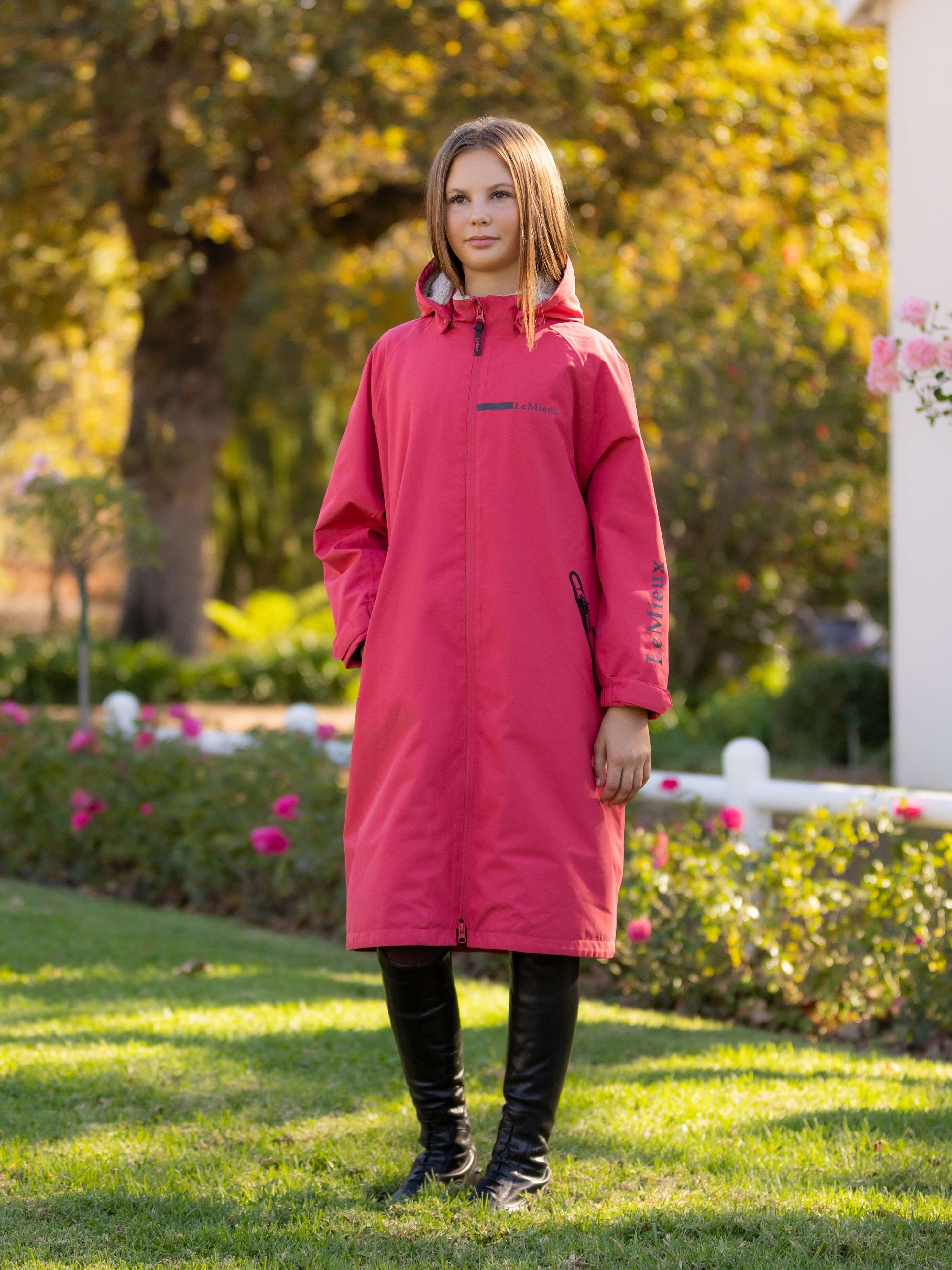 Young Rider HydroShield Robe Cranberry Clothing