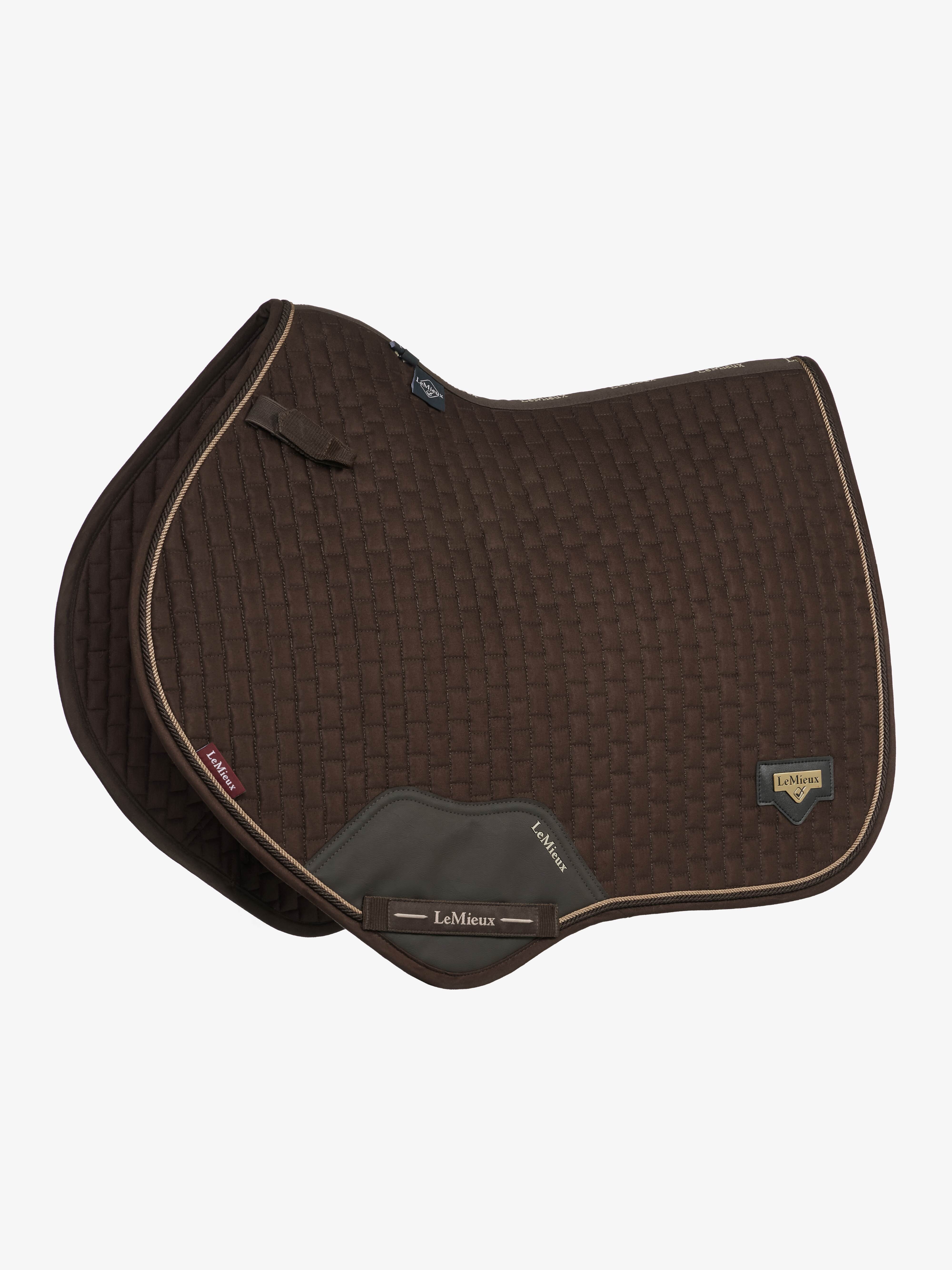 IT06899 LeMieux Puissance Suede Close Contact Saddle Pad - White