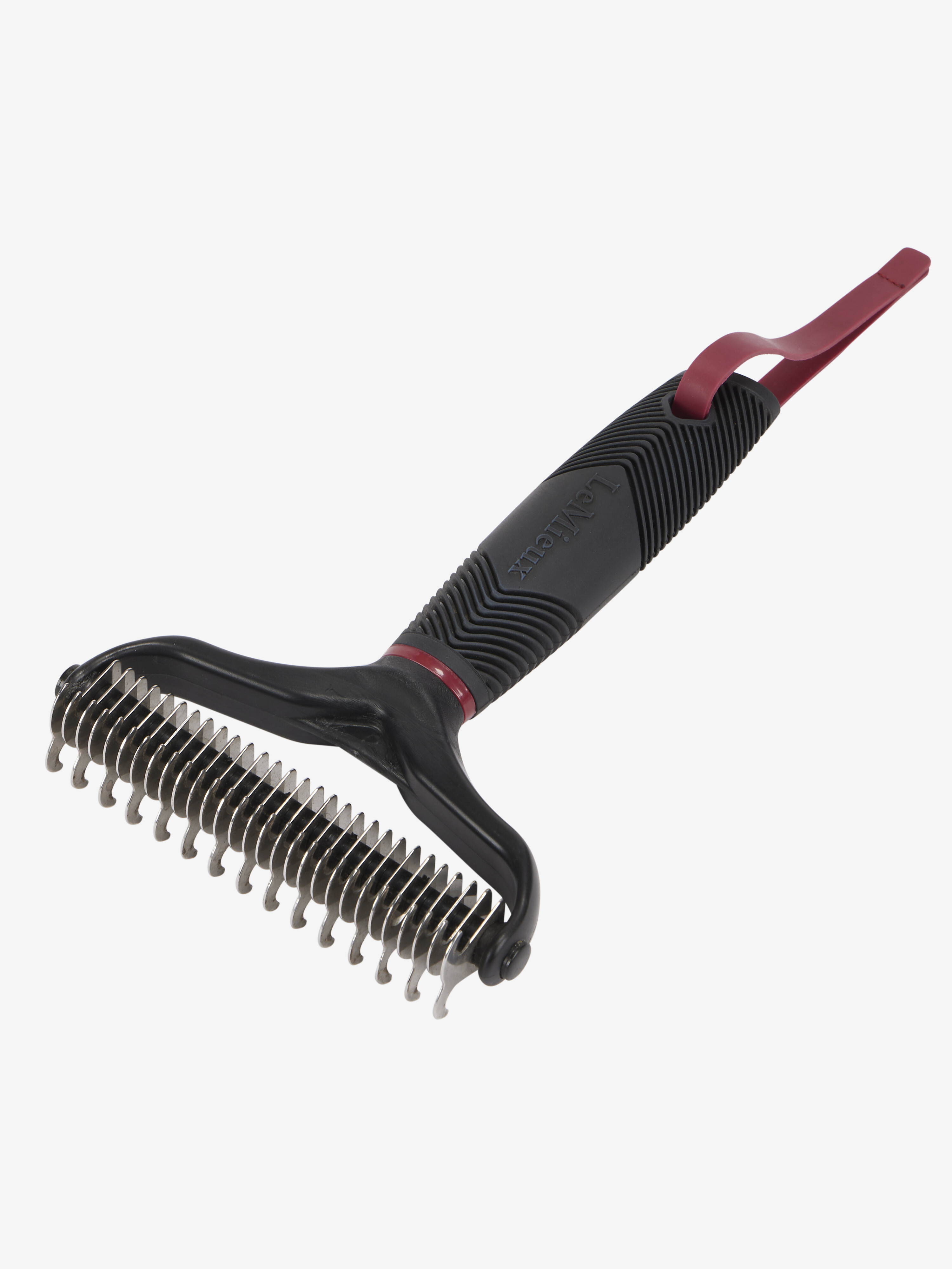 Long Thin Rake Mane Thinning Rake Black Horse