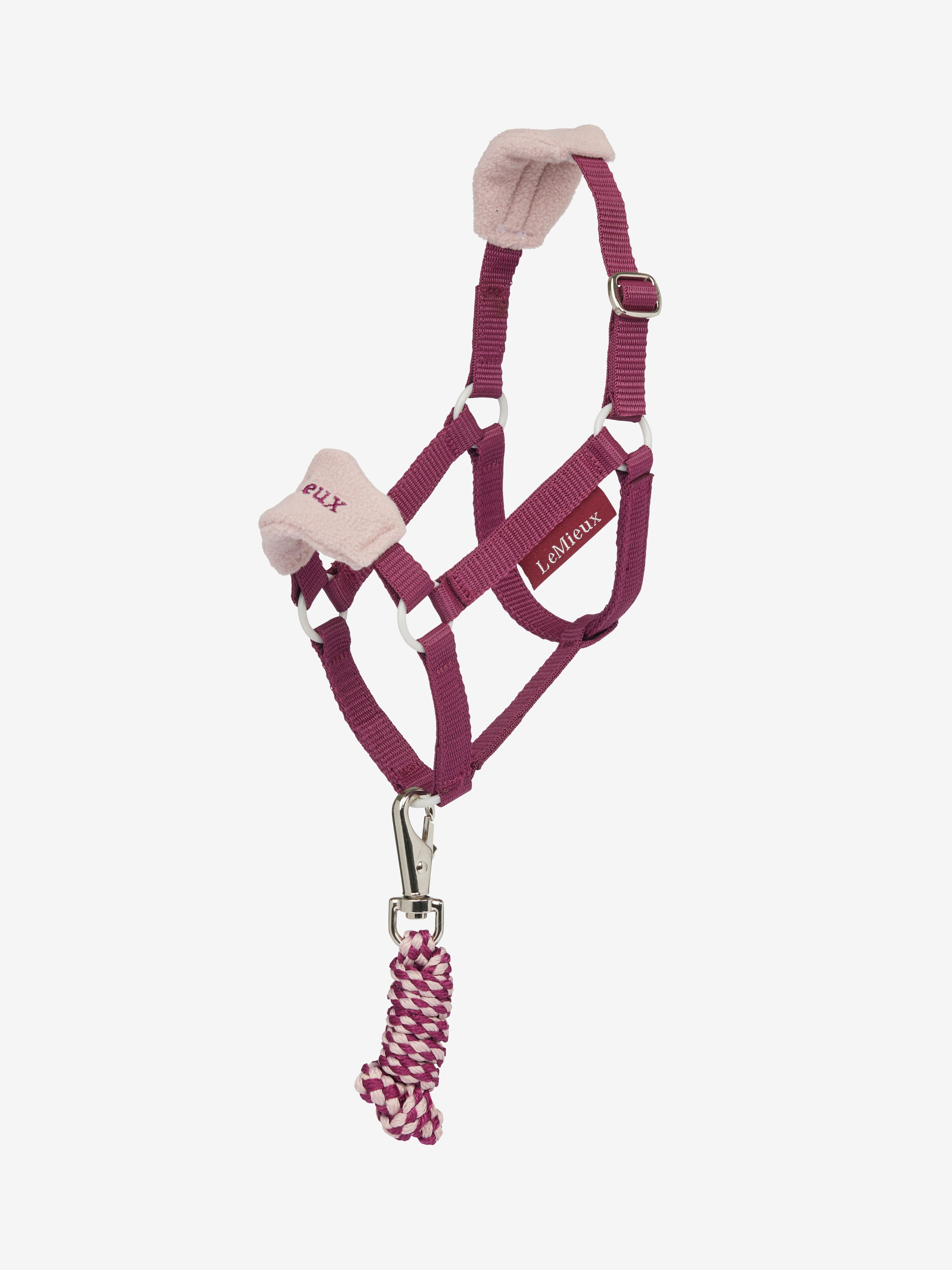 Hobby Horse Vogue Headcollar & Leadrope Blackberry One Size