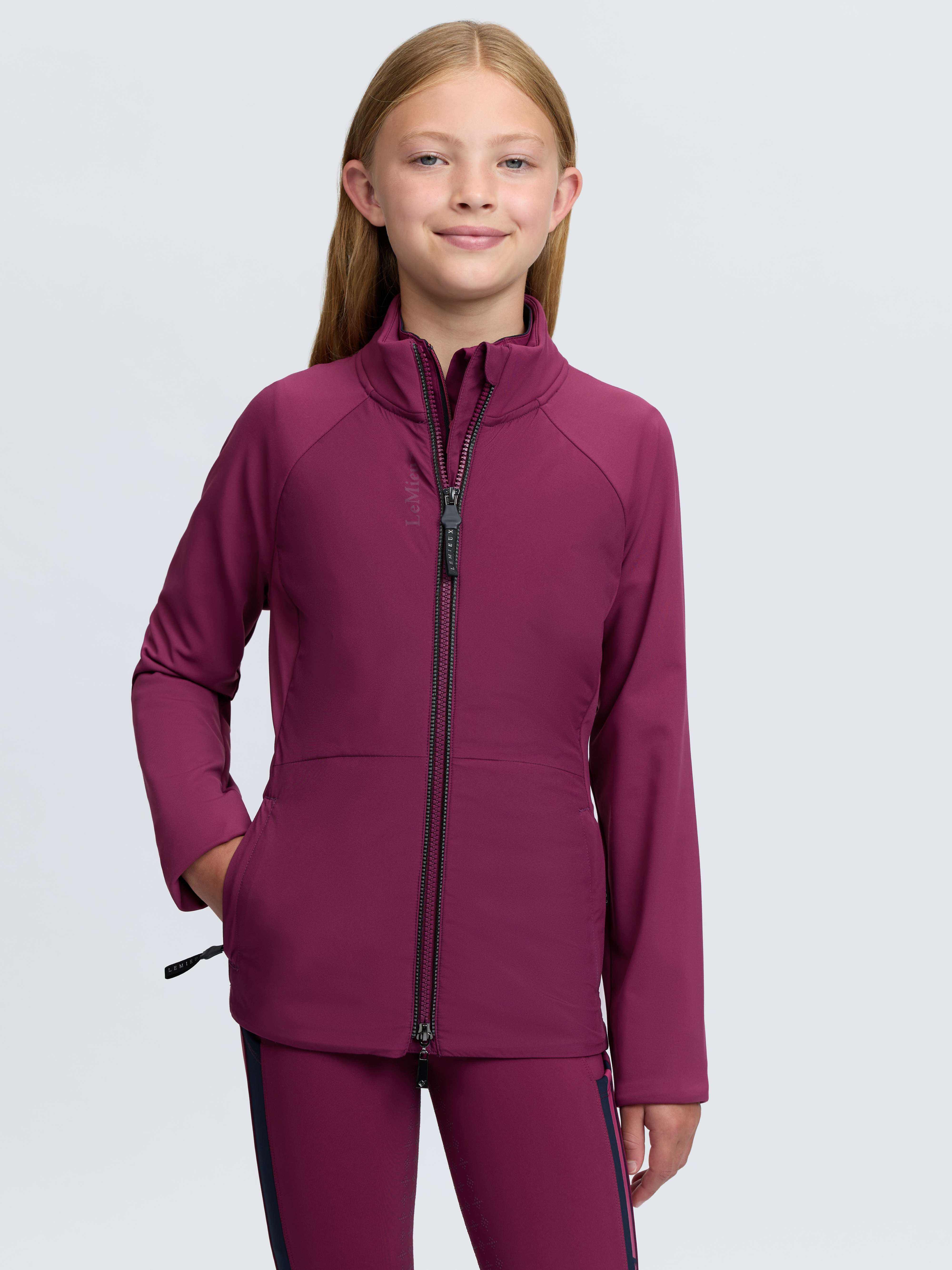 Young Rider Betty Lightweight Jacket Blackberry