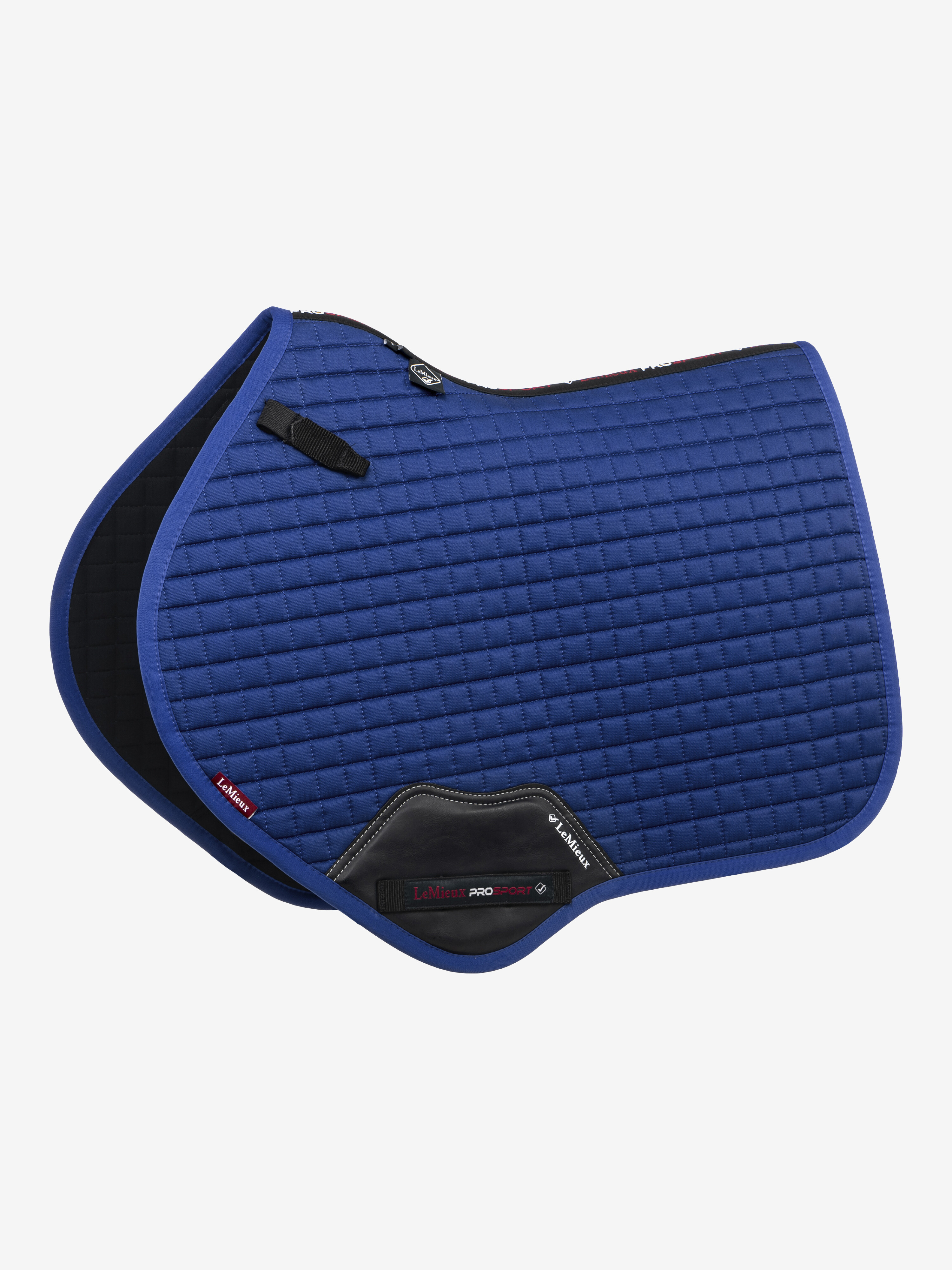 Cotton Close Contact Square Blue Saddle Pads