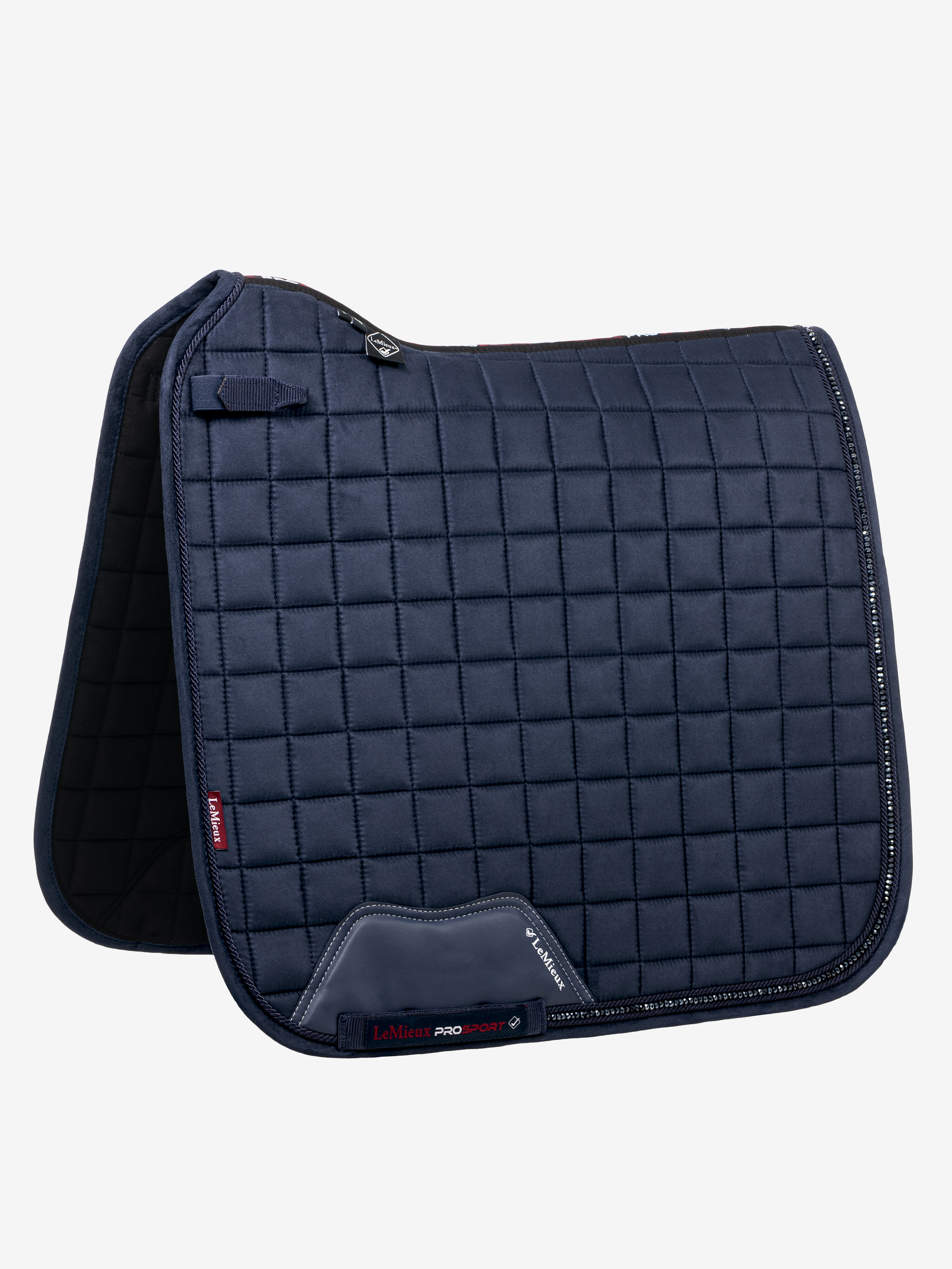 Diamante Dressage Square Navy Large
