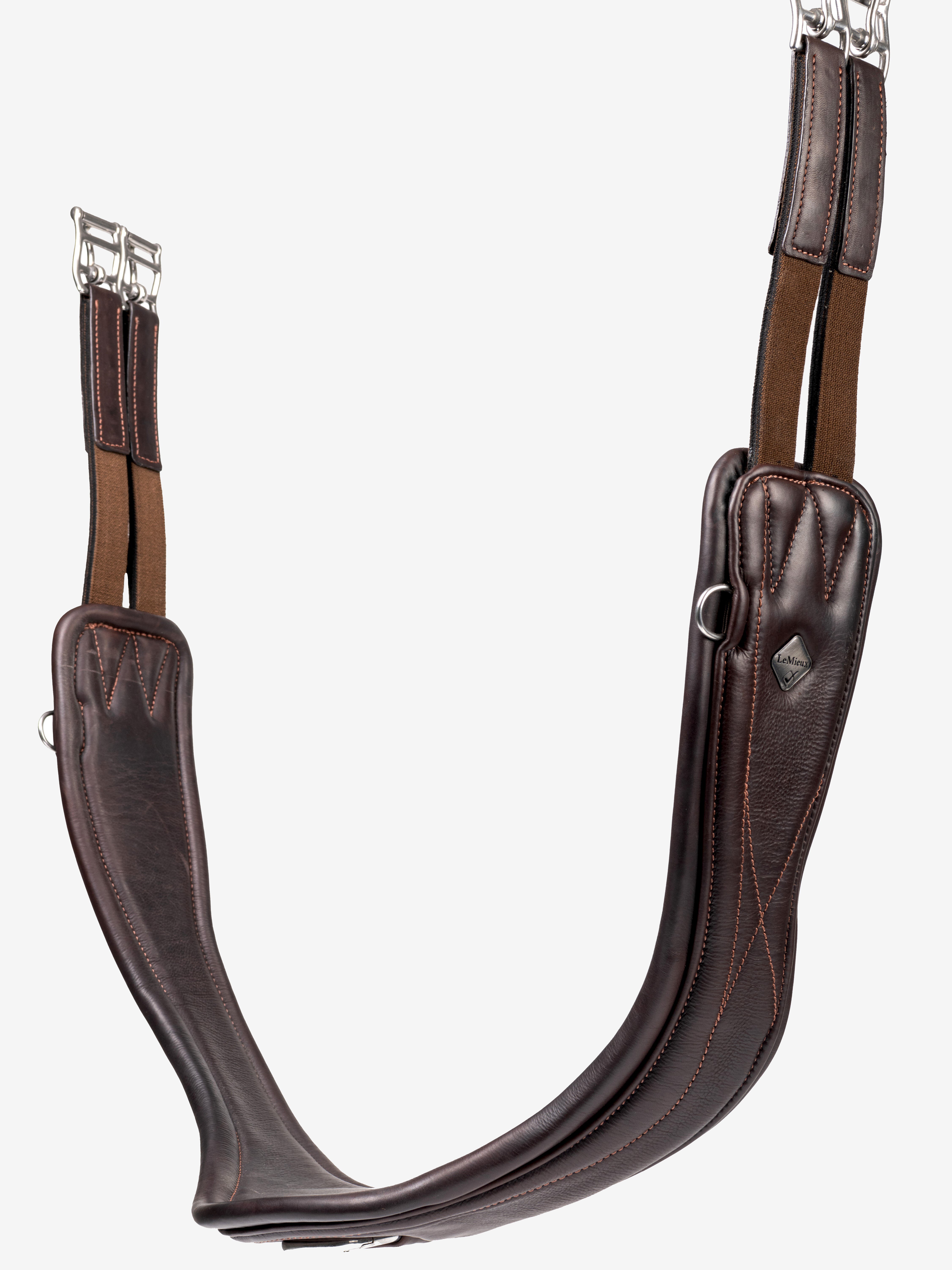 GelTek Anatomic Jumping Girth Brown Horse