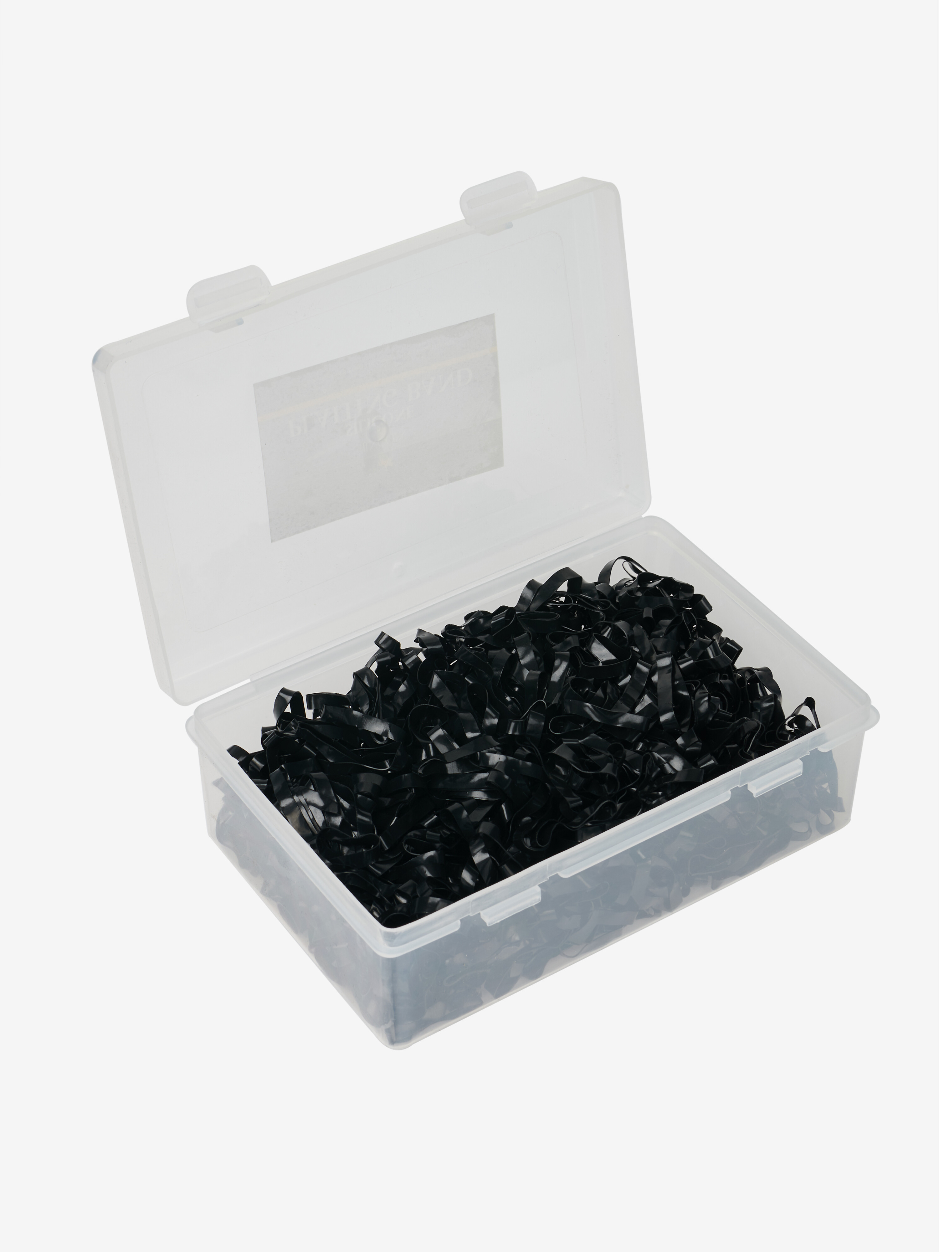 Silicone Plaiting Bands Black Horse