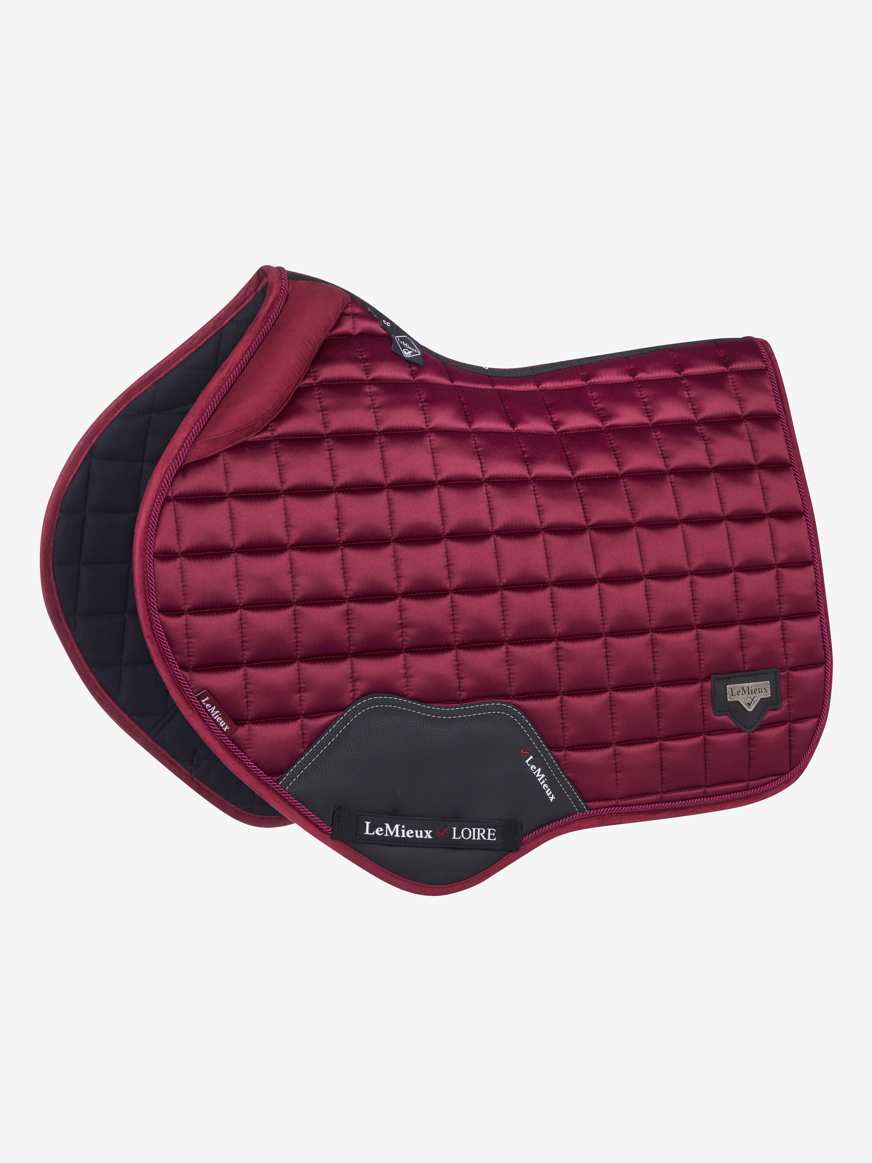 Loire Memory Close Contact Square Mulberry Saddle Pads