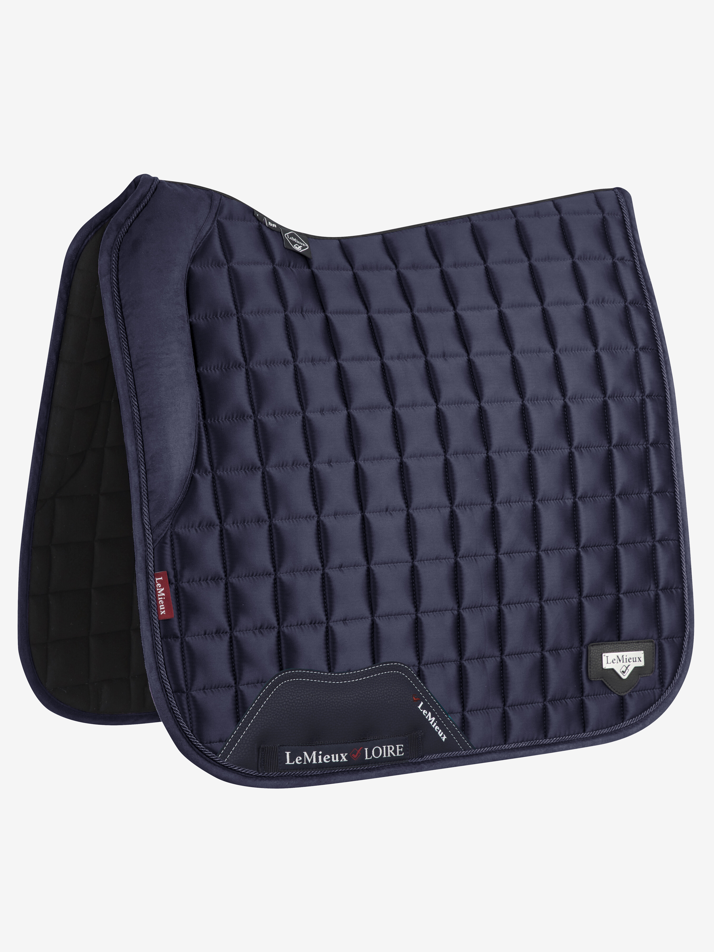 Tapis De Selle Anglais LeMieux Loire Classic - Bleu Marine/berry, Contact étroit - Neuf