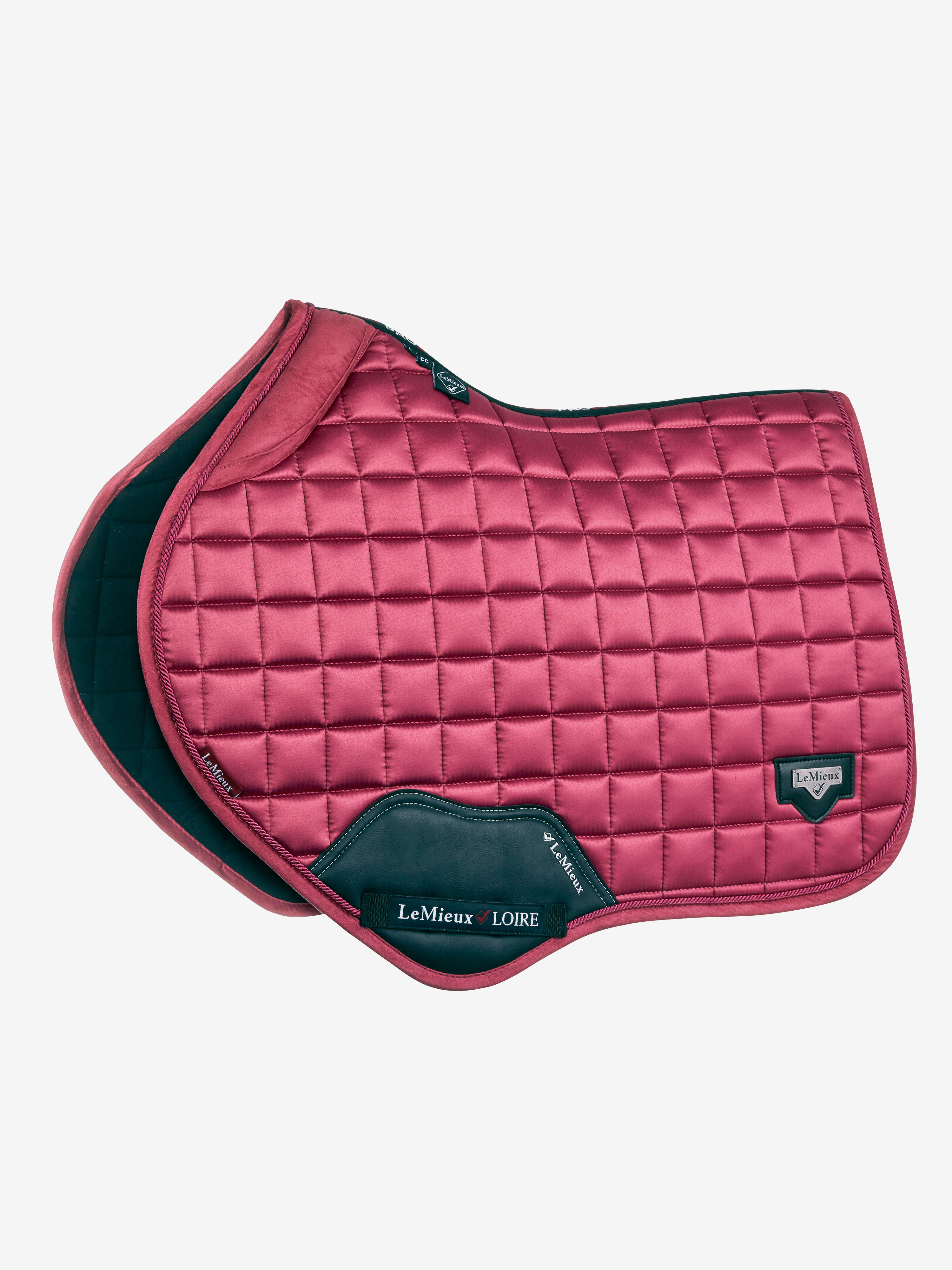 Loire Memory Close Contact Square French Rose Saddle Pads