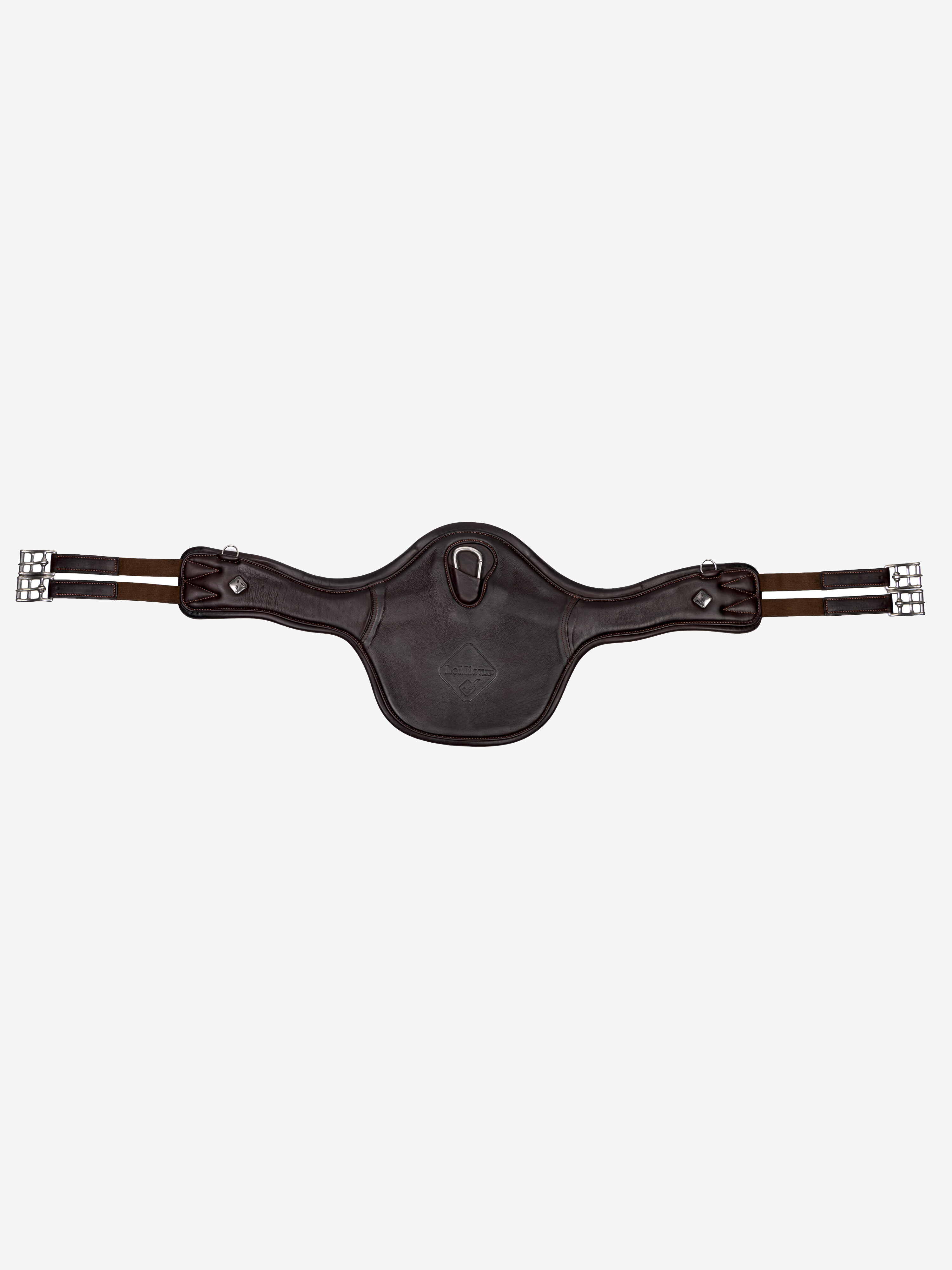 LeMieux Gel-Tek Anatomic Langgurt, Braun, 140 Cm – Anatomischer Springgurt Mit Gel-Taschen Für Maximale Bewegungsfreiheit