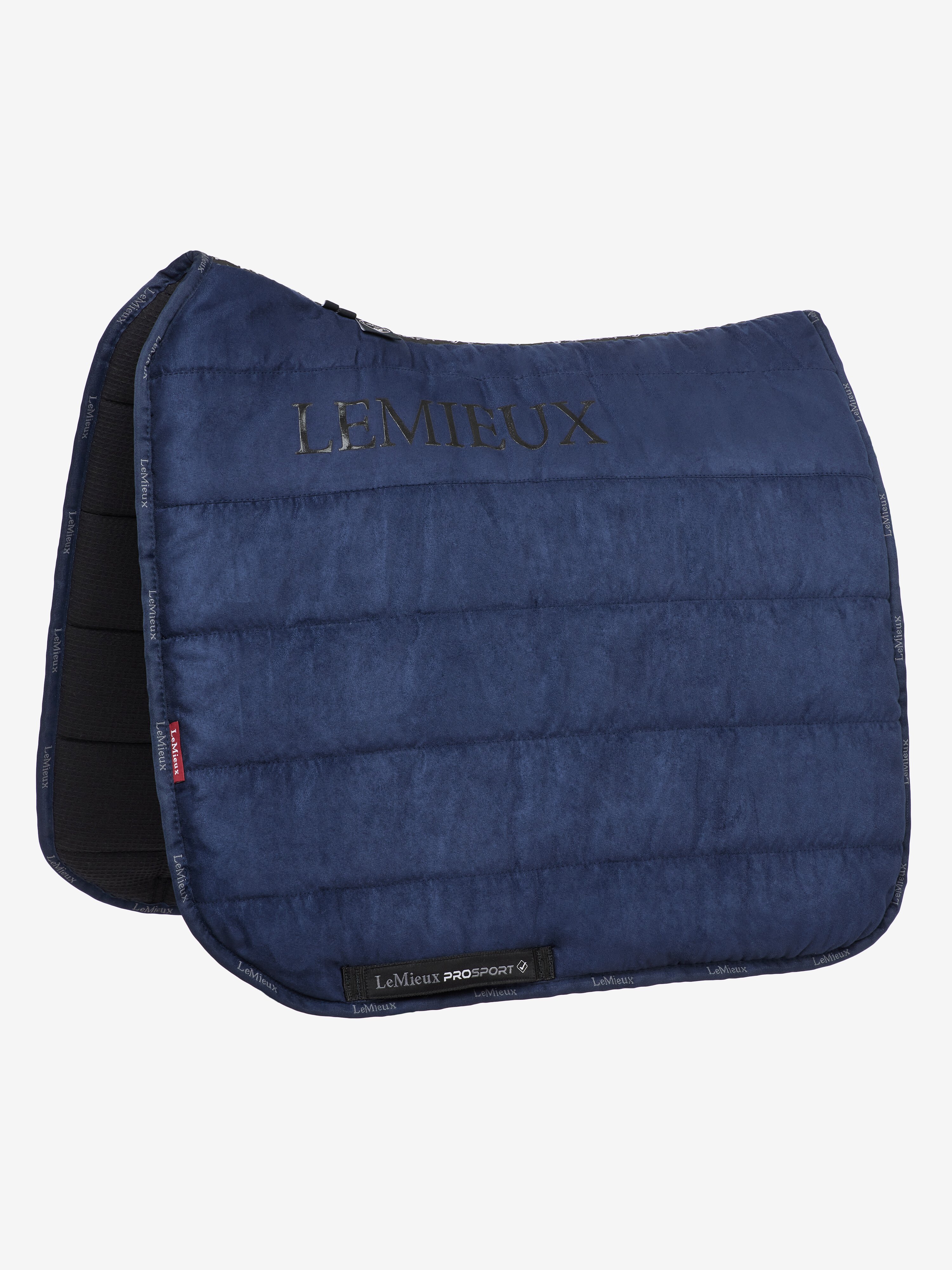 Tapis De Selle LeMieux Cristal Suédé – Bleu Marine – Taille Large