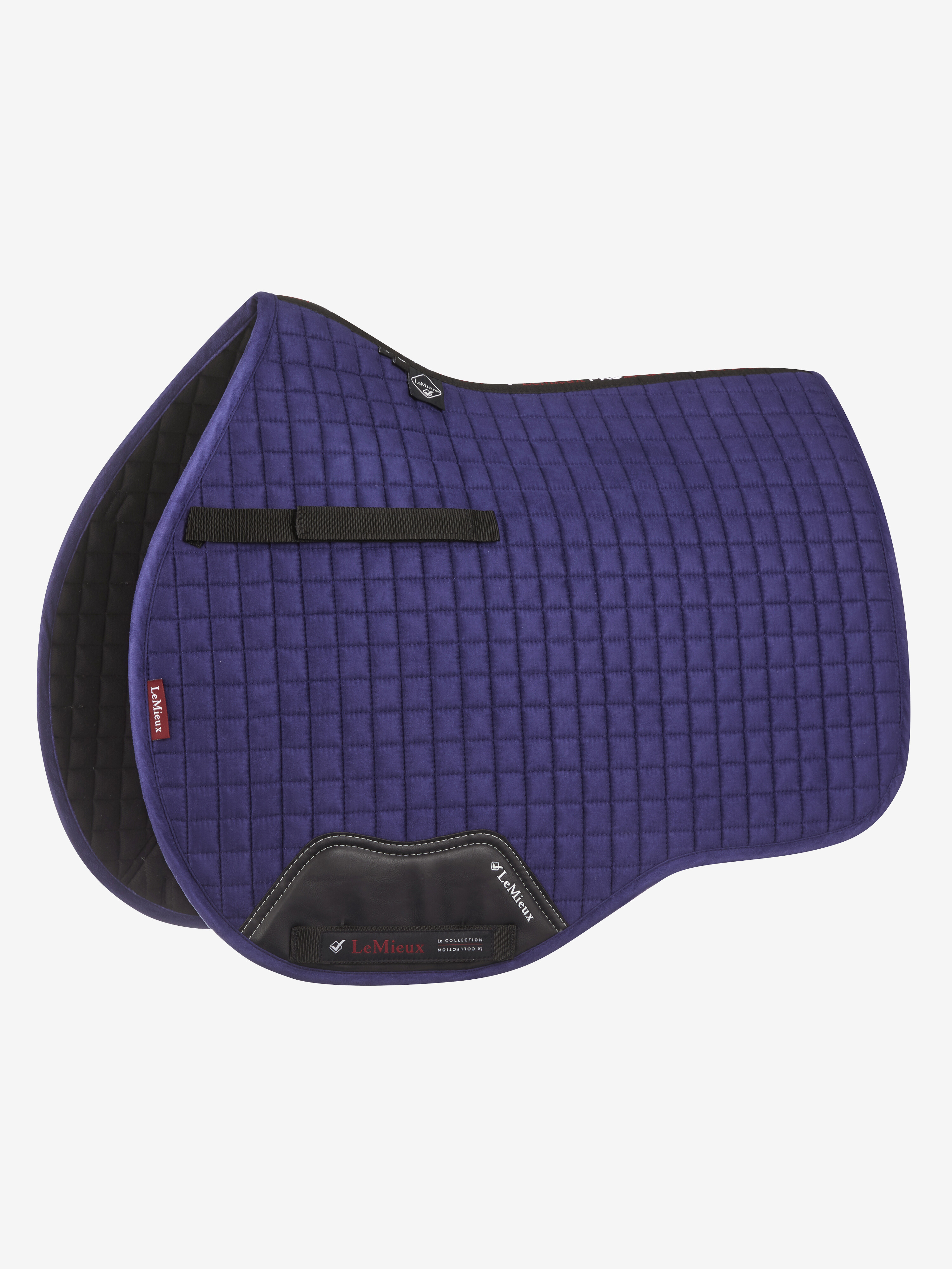 Suede GP Square Ink Blue Saddle Pads