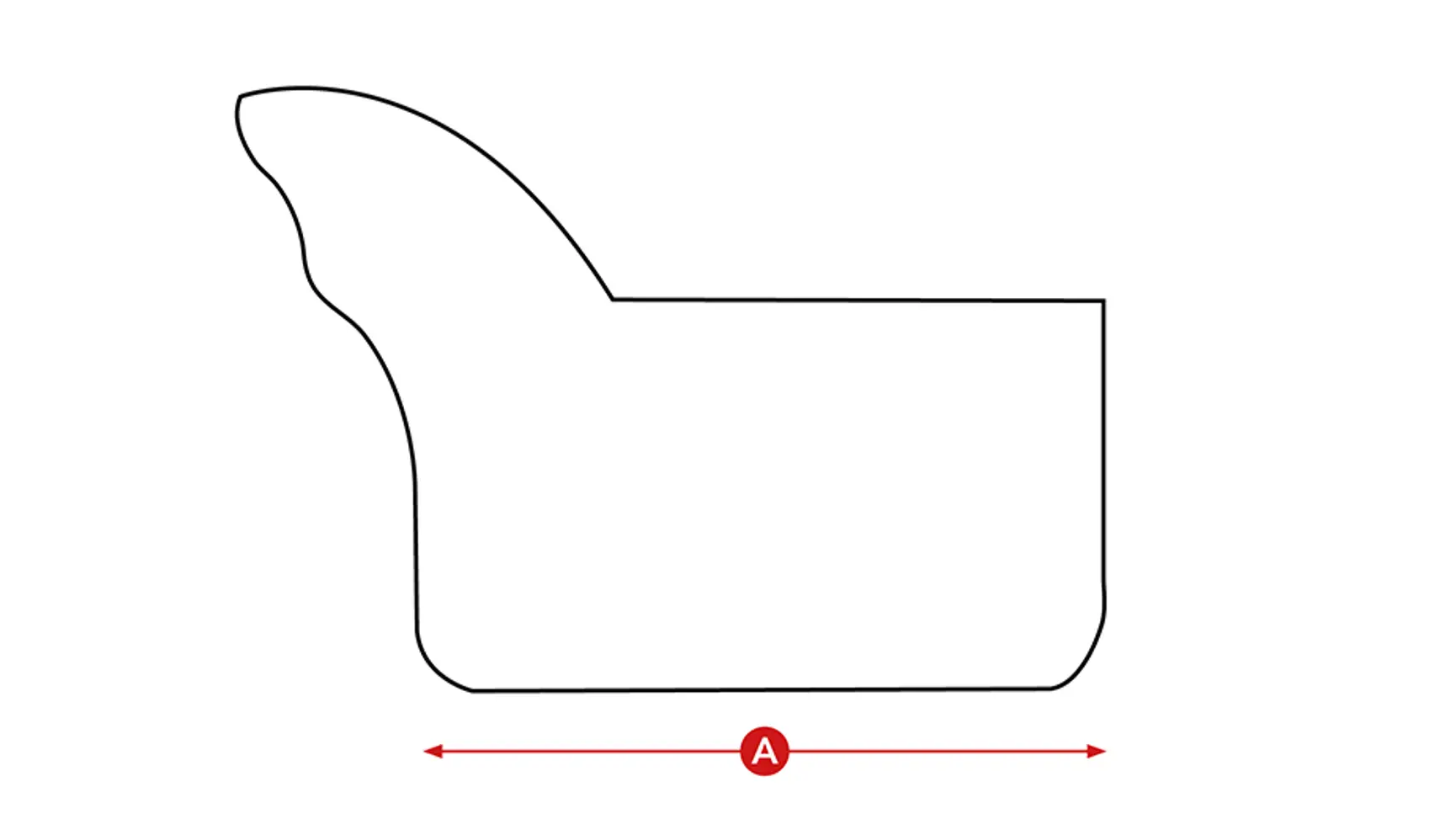 LeMieux Stretch Show Rug size guide diagram
