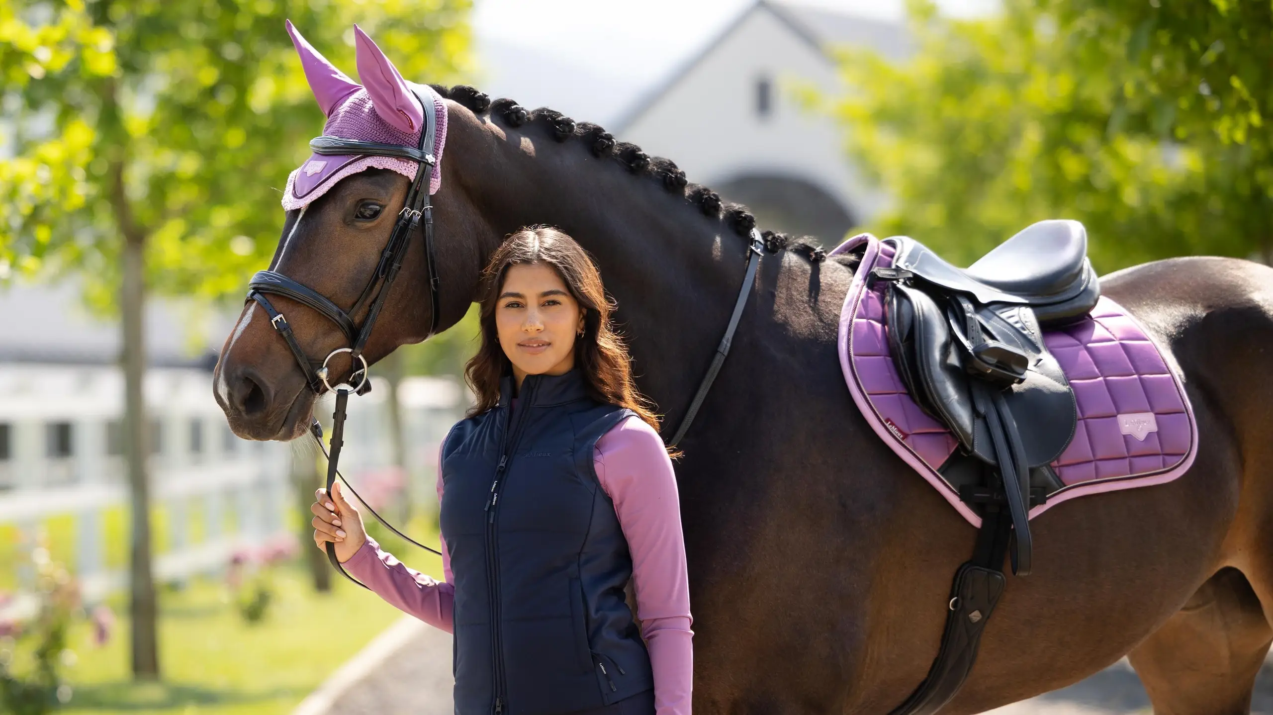 Loire Classic Close Contact Square Mallow Saddle Pads