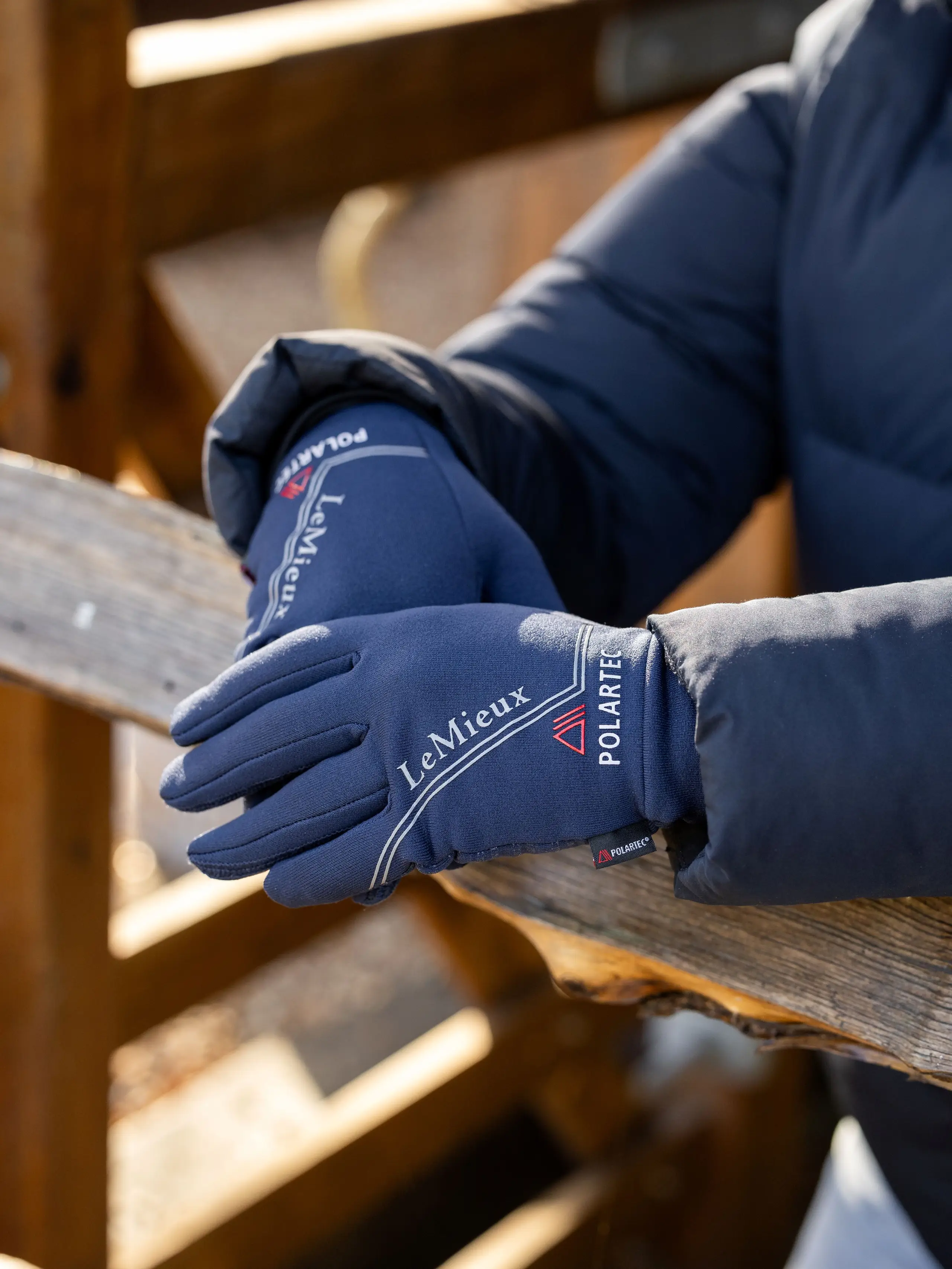 Polartec Gloves Navy Clothing