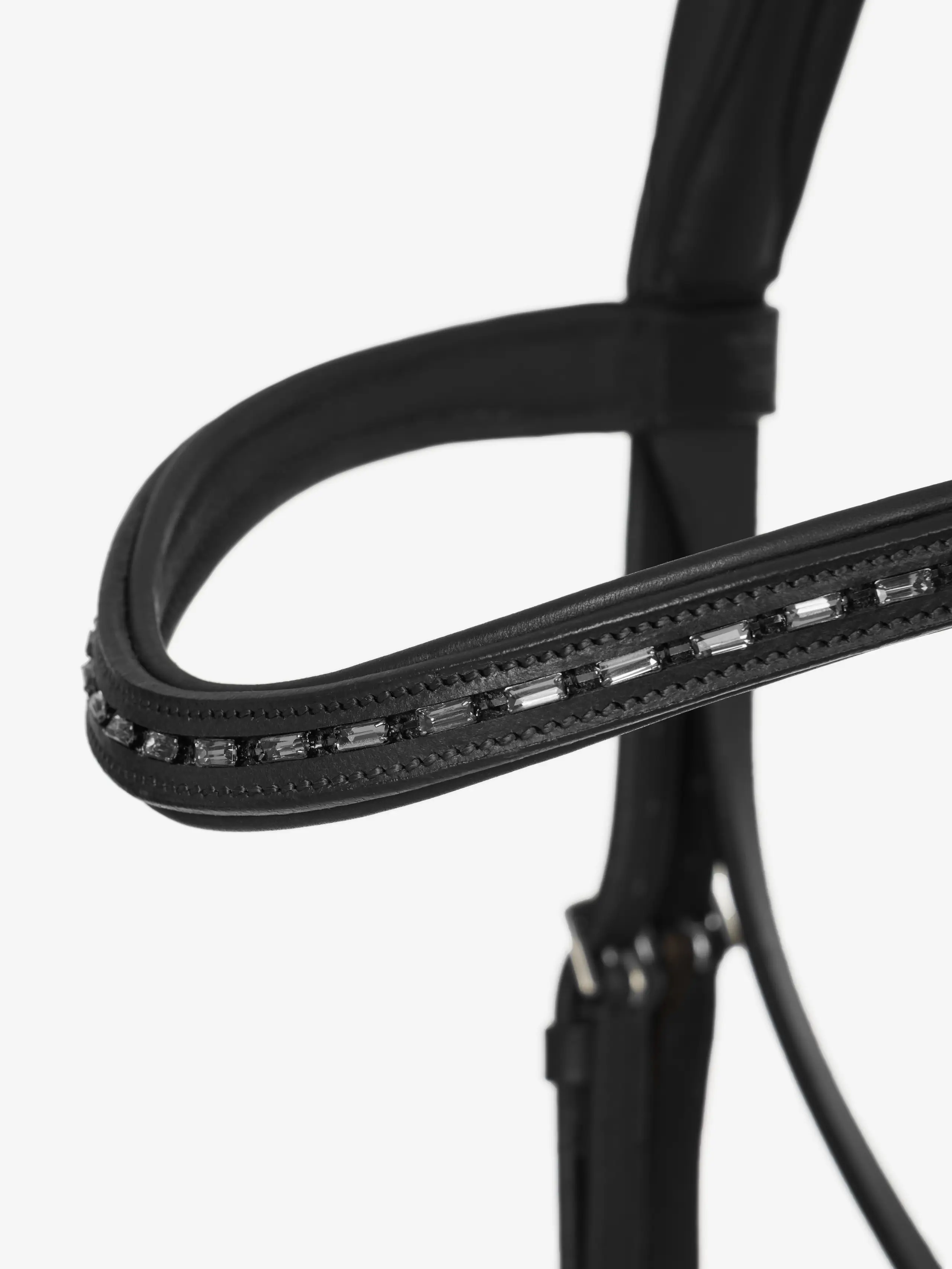 Arika Dressage Bridle Black/Silver Horse