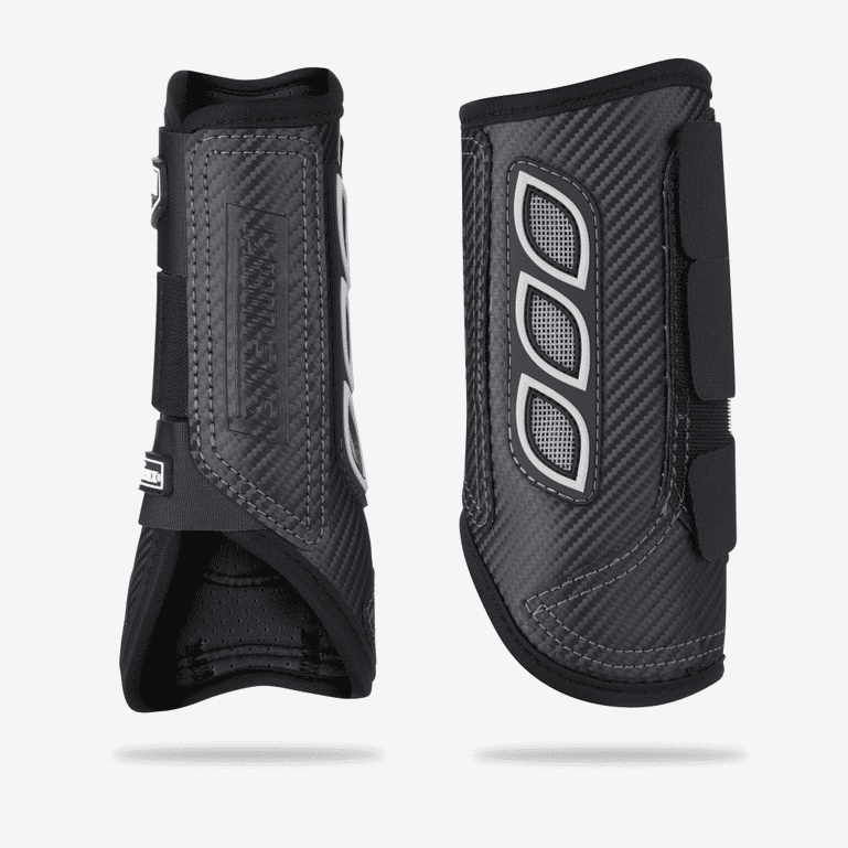 Carbon Air XC Front Boots Black Horse