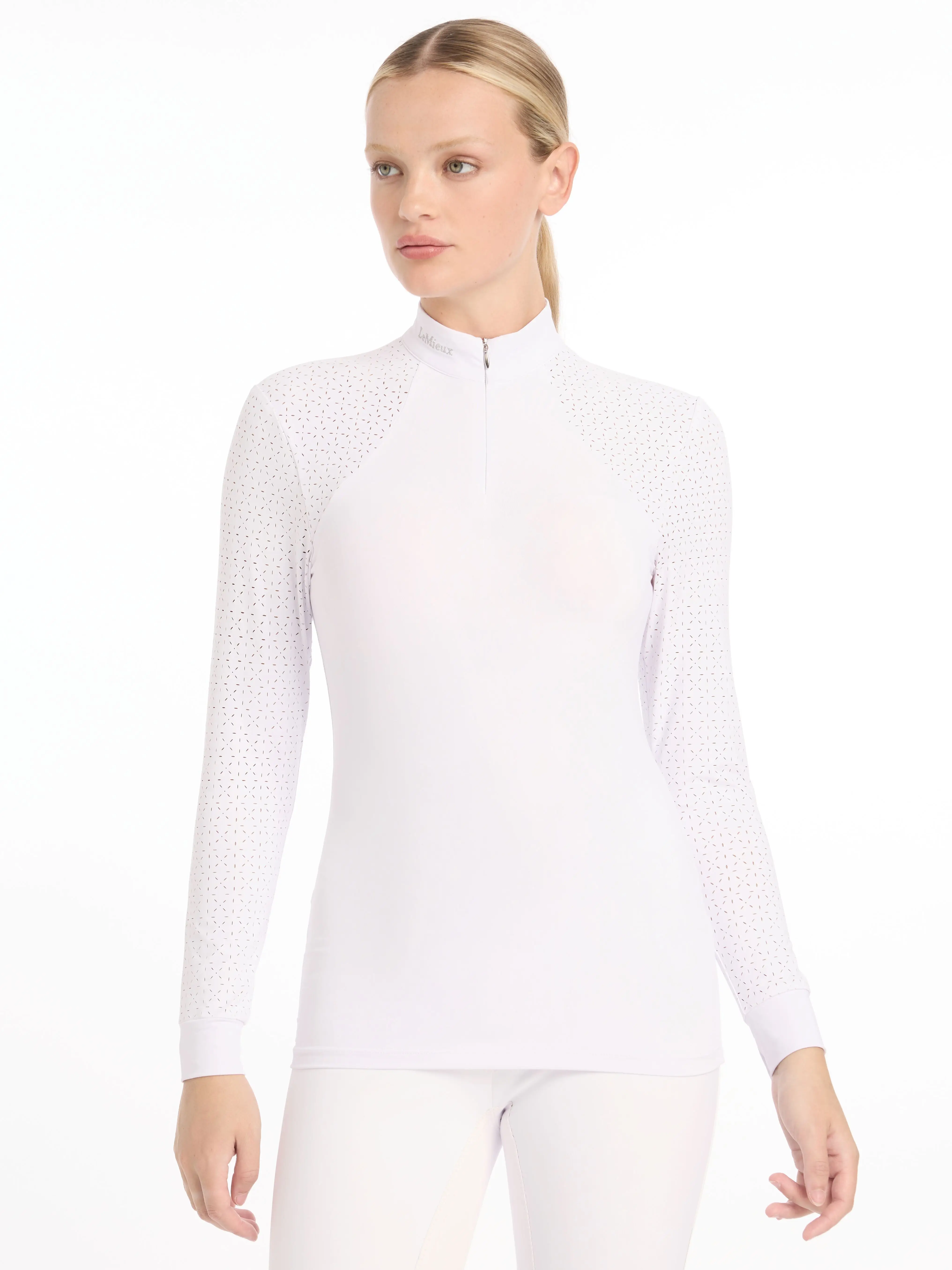 Chemise Technique LeMieux Camille Manches Longues - Haut De Compétition Wicking Ventilé