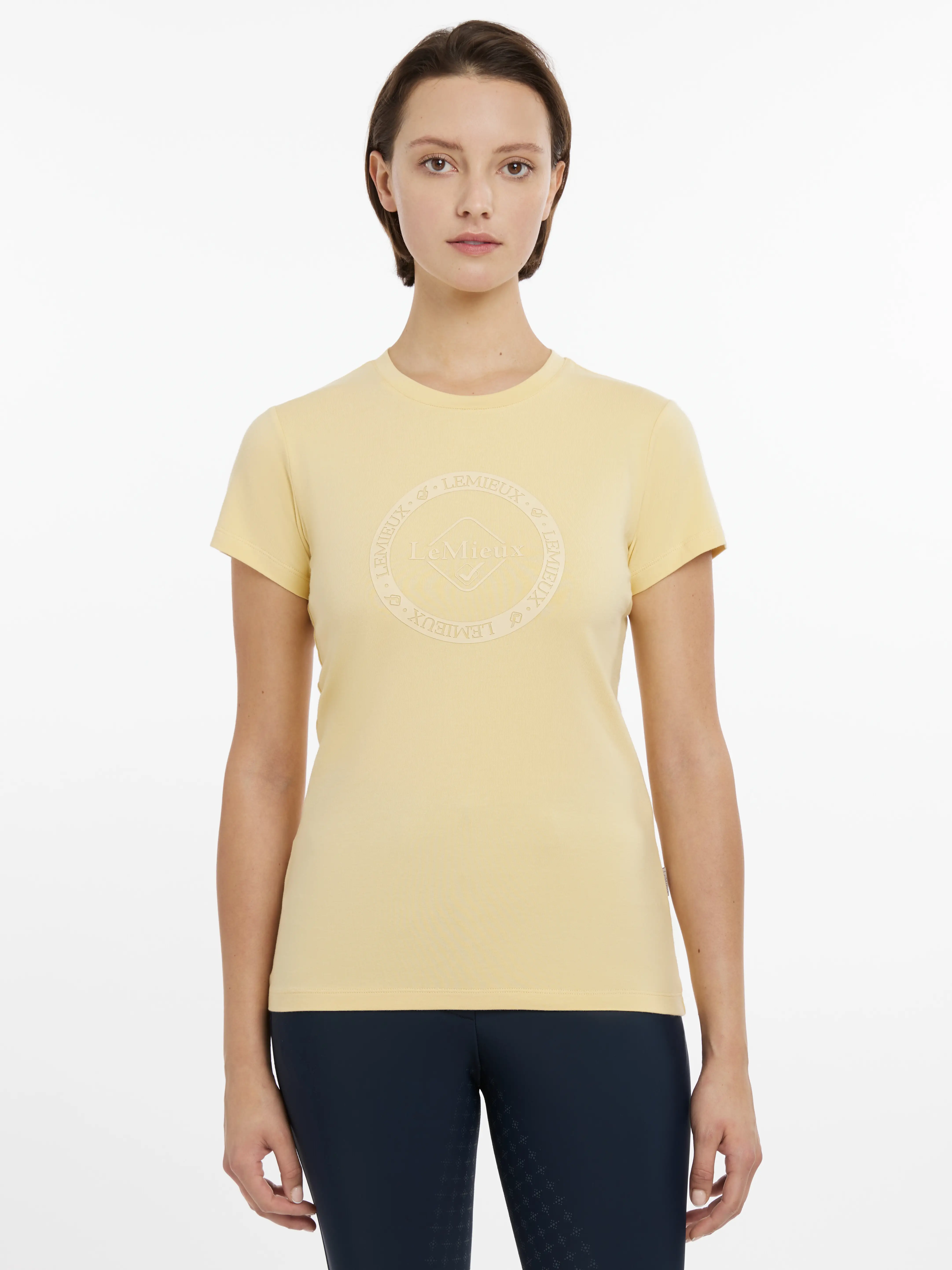 T-shirt LeMieux Classique Pour Femme – Couleur Mimosa – Neuf Avec étiquette