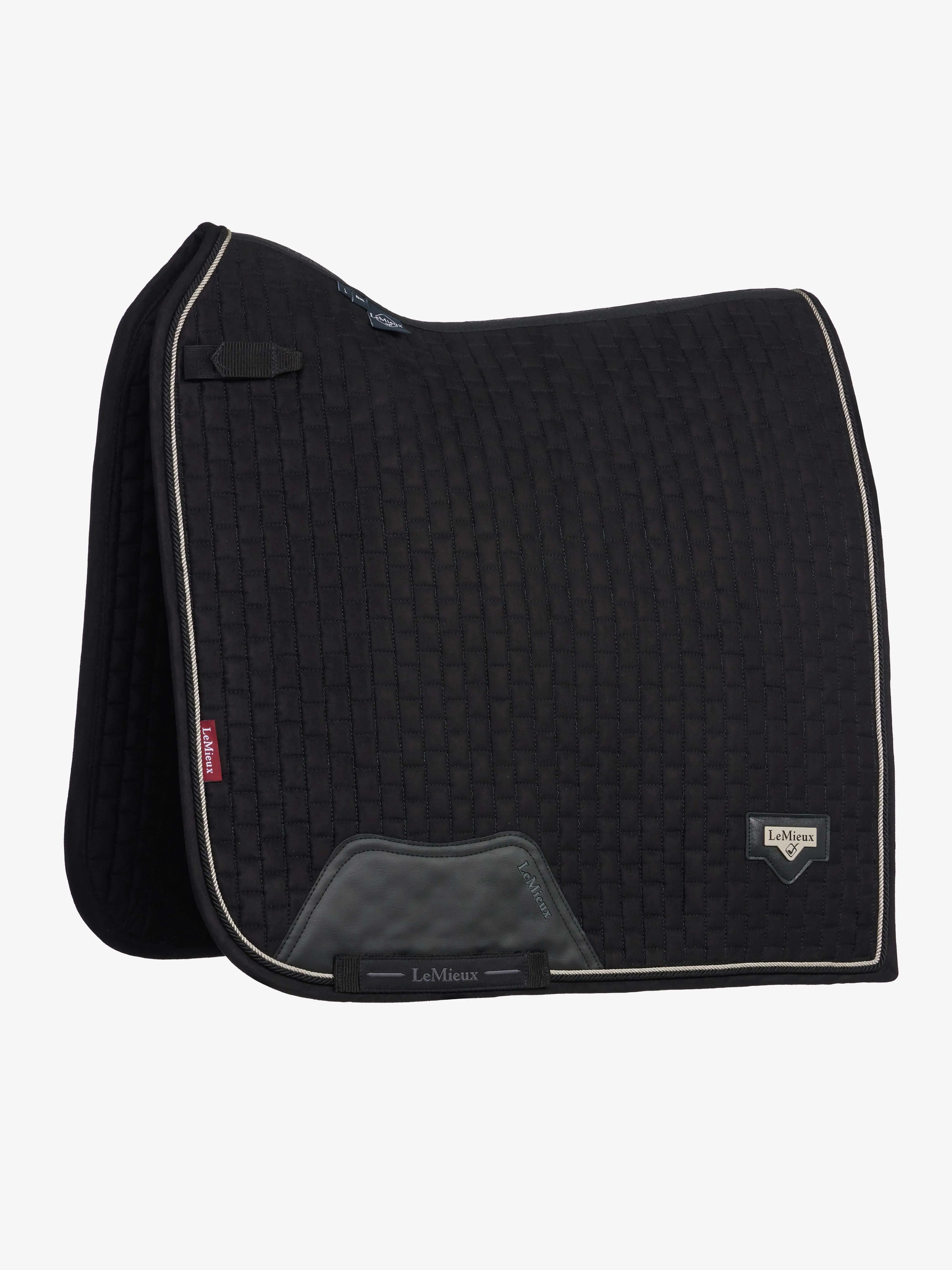 LeMieux Loire Memory Lux Satin Dressage Saddle Pad Square - New Winter 2023 Colors, Elegant & Soft