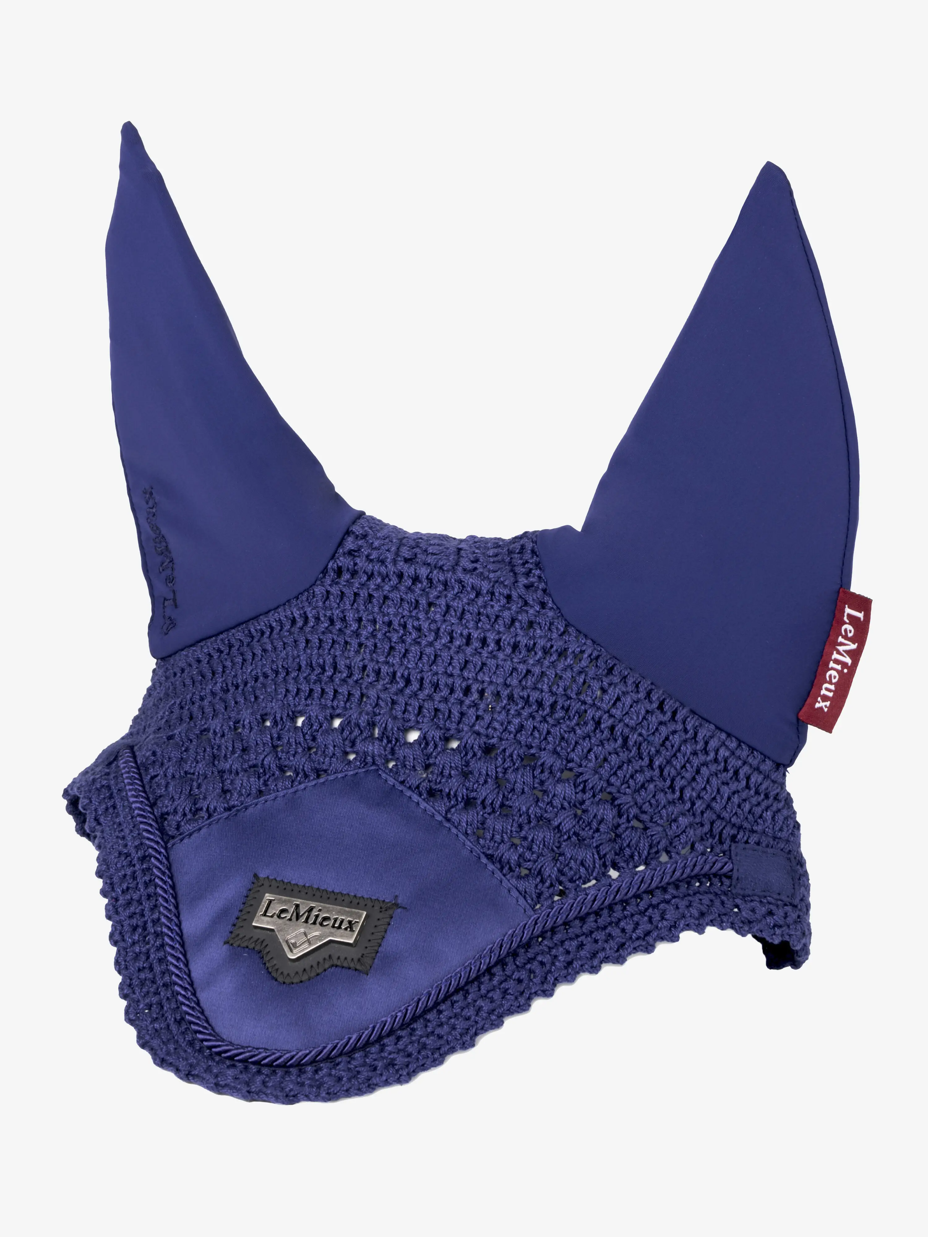 Carré de dressage en daim LeMieux, bleu, grand