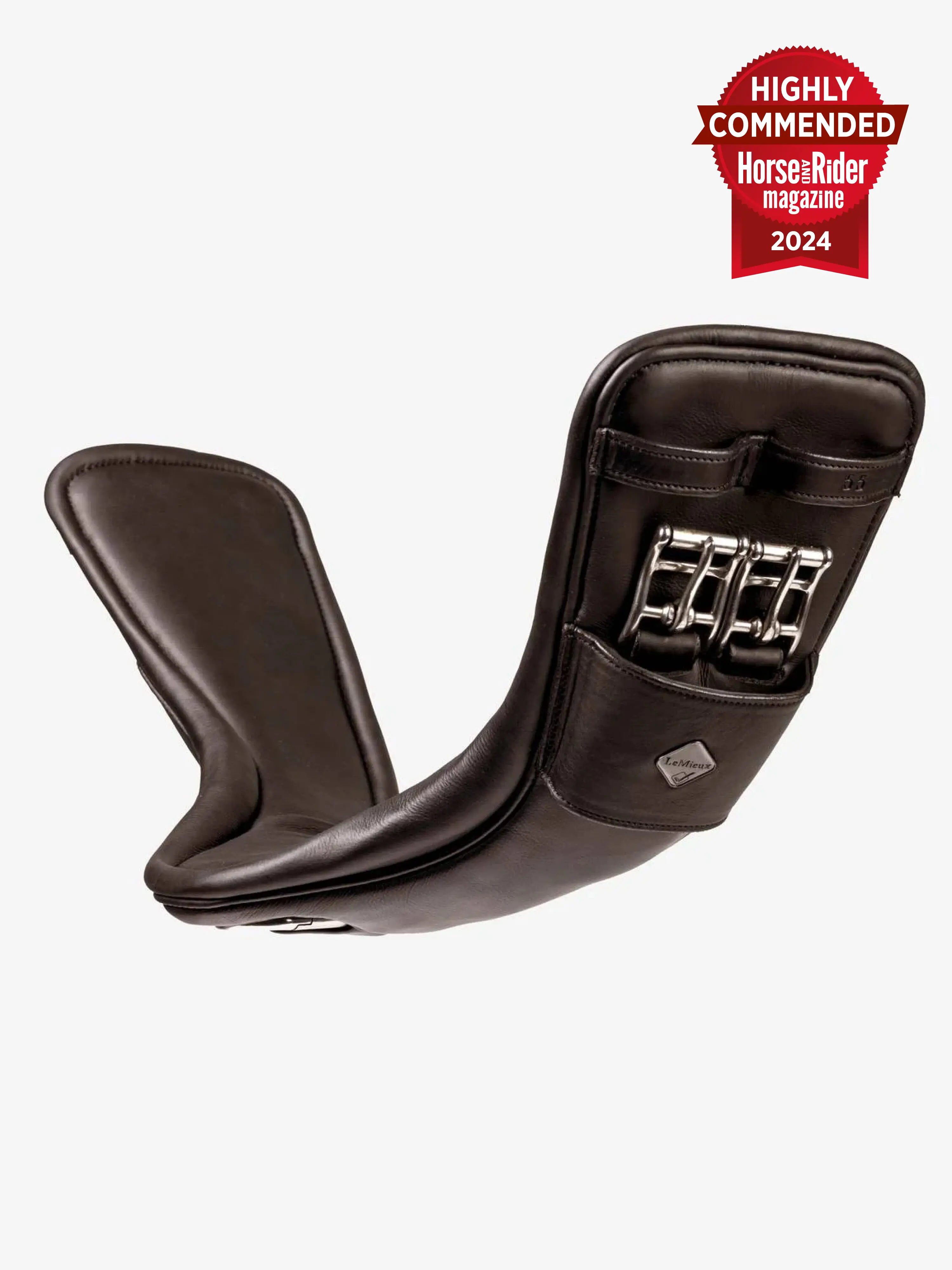 LeMieux GelTek Anatomic Curve Sangle courte Noir 65 cm