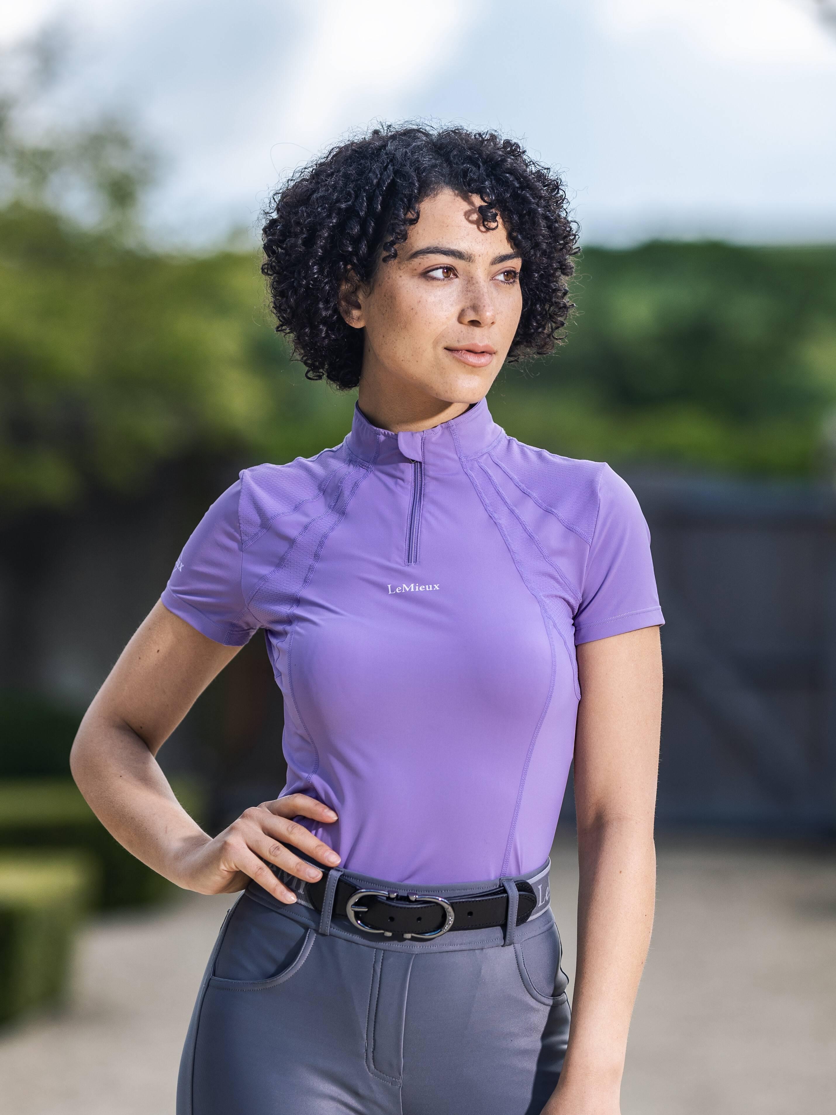 Mia Mesh Short Sleeve Base Layer Iris Clothing