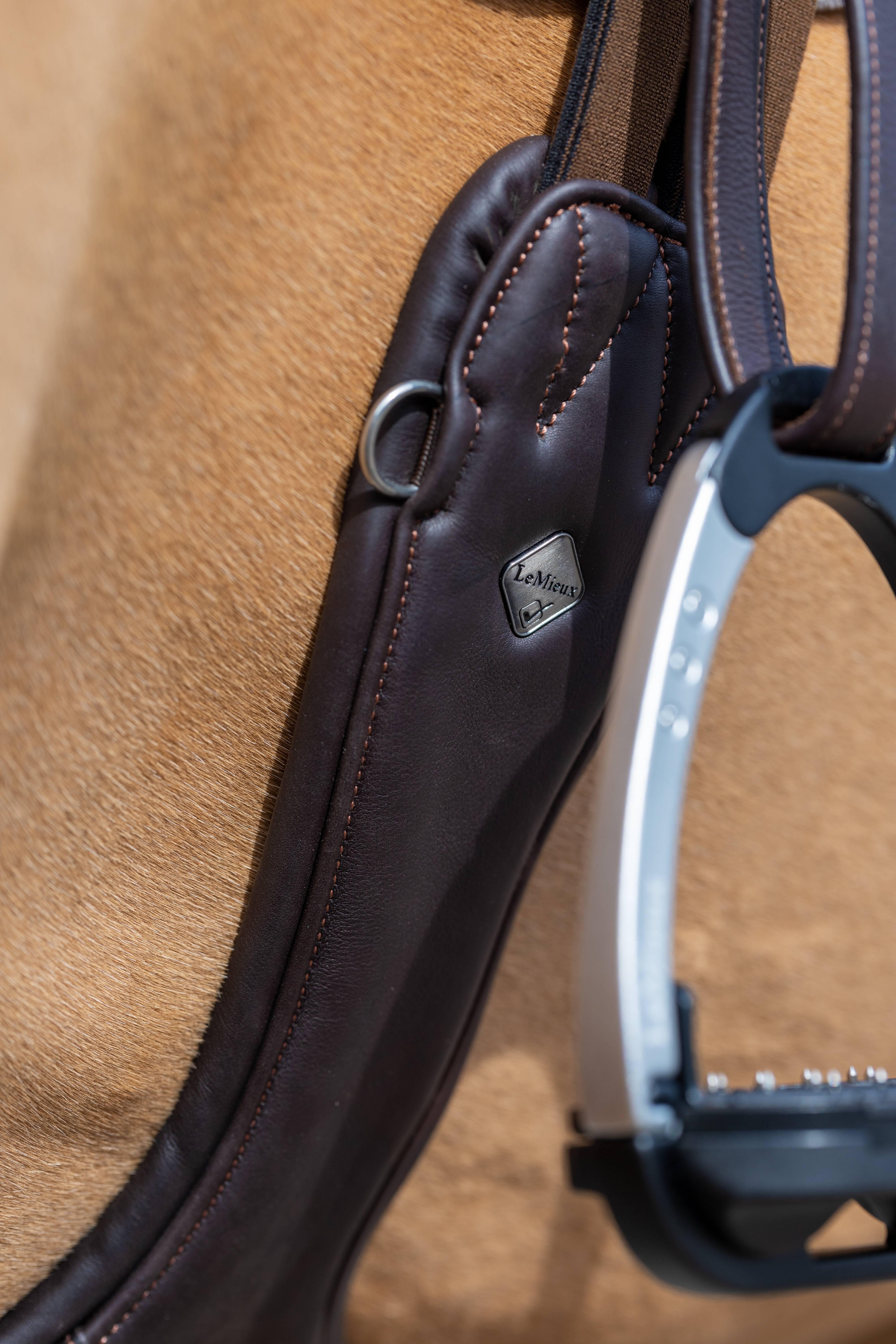 Gel-Tek Anatomic Jumping Girth Brown Horse