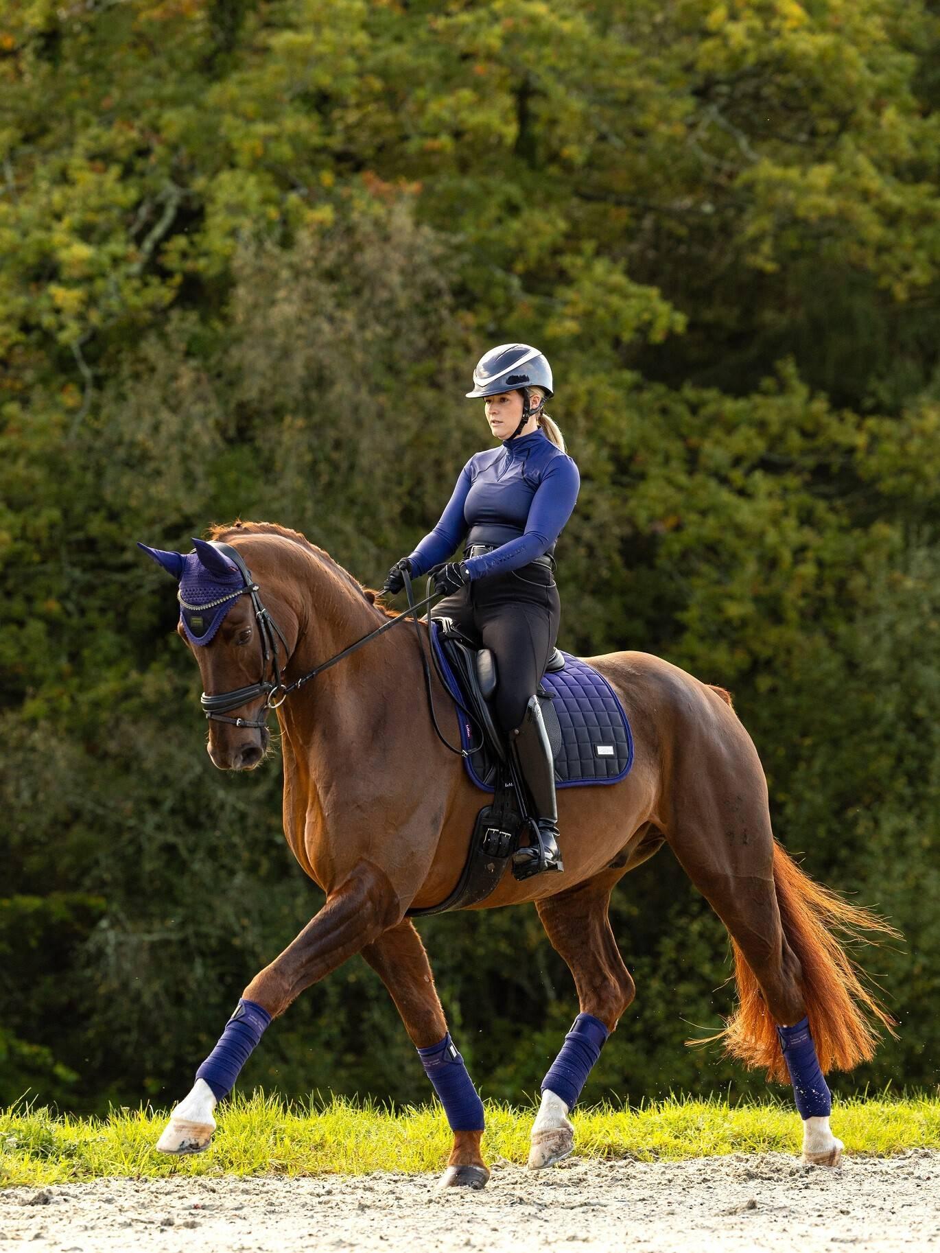 Tapis De Selle Dressage Complet Le Mieux XL Couleur Spectrum Moka - Neuf Avec étiquette