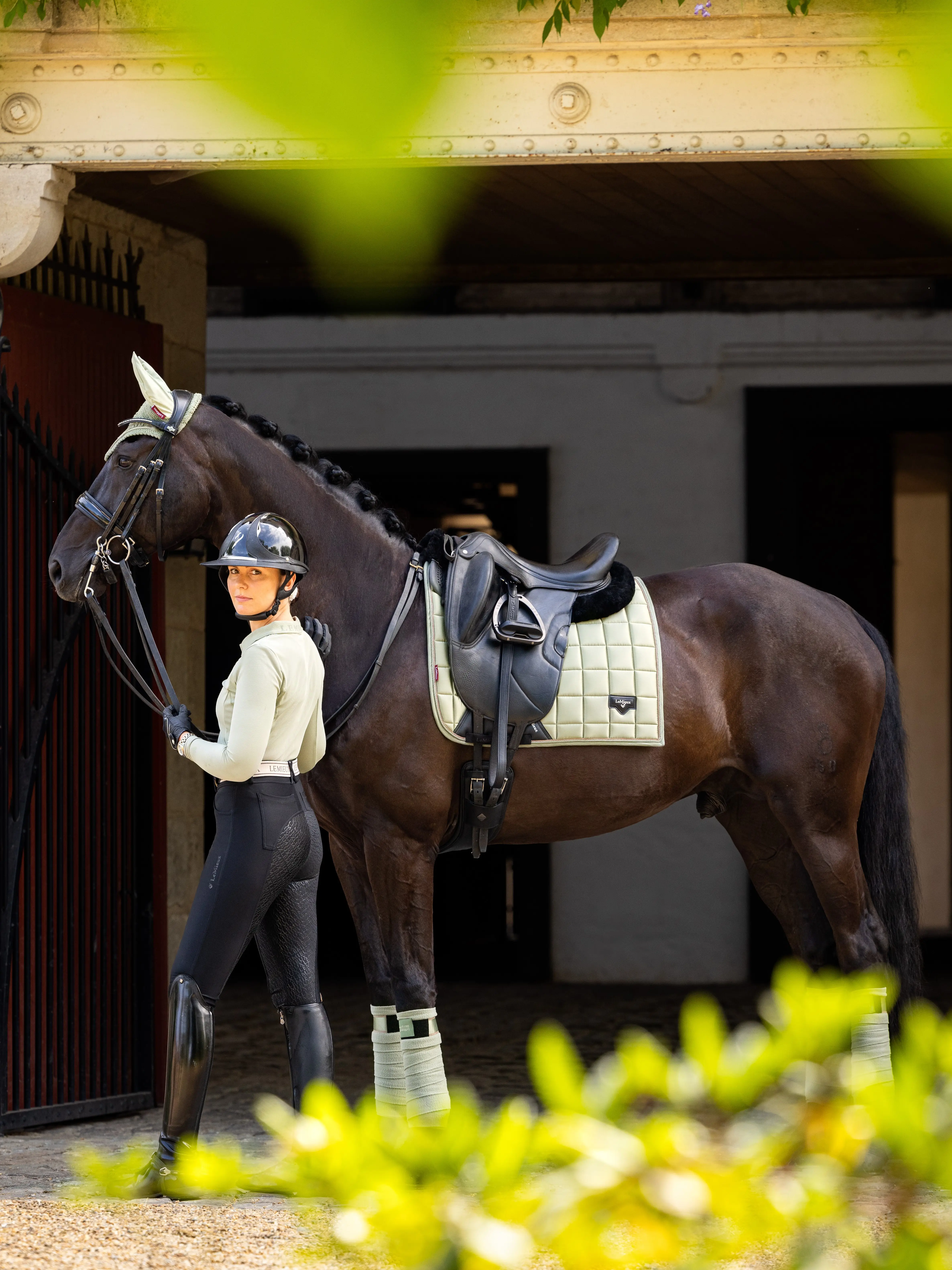 Tapis De Selle Dressage Le Mieux Loire – Rose, Coton, Neuf