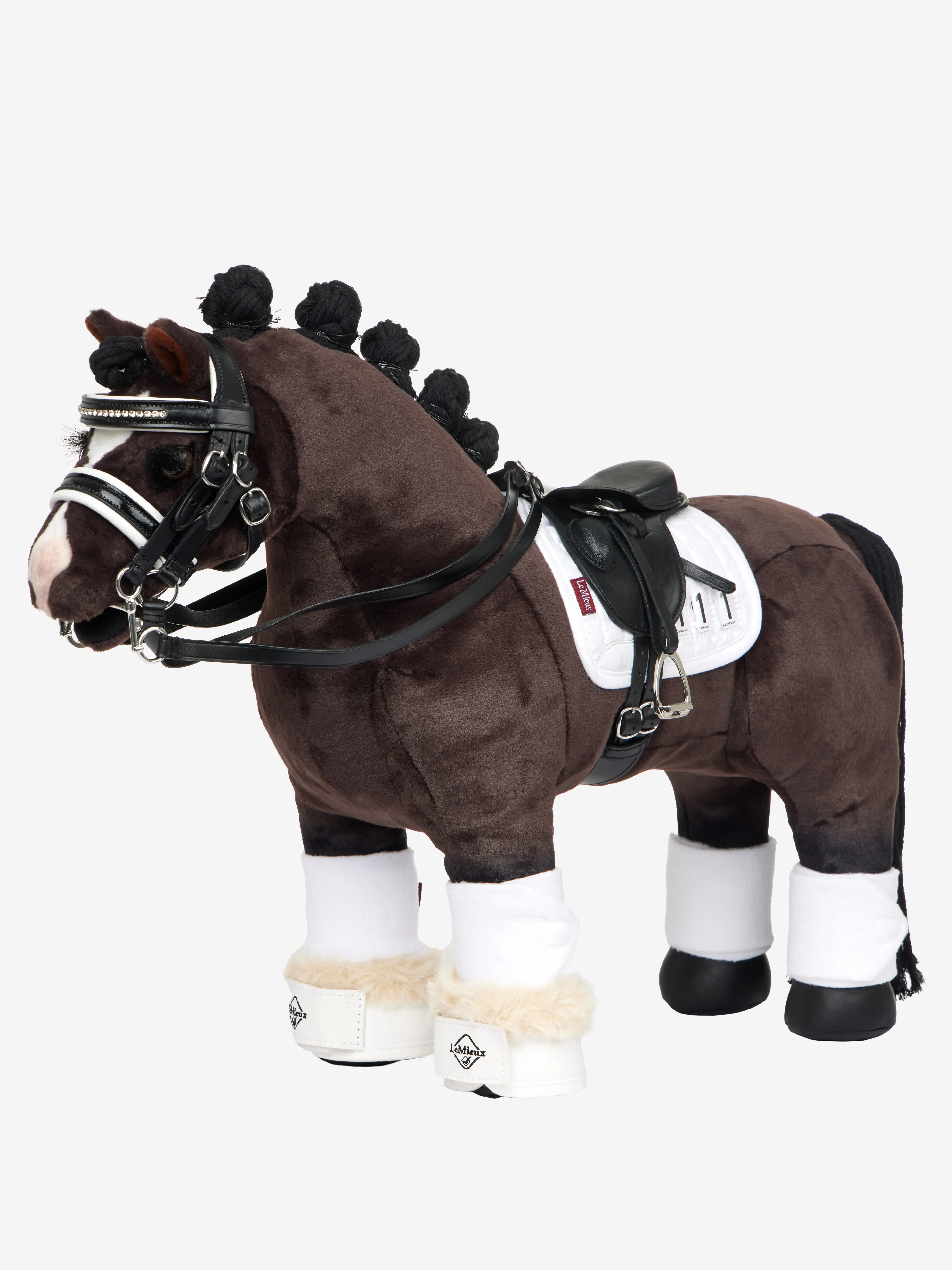 Cuffietta per giocattolo peluches cavallo linea Toy Pony colore papaya: taglia unica