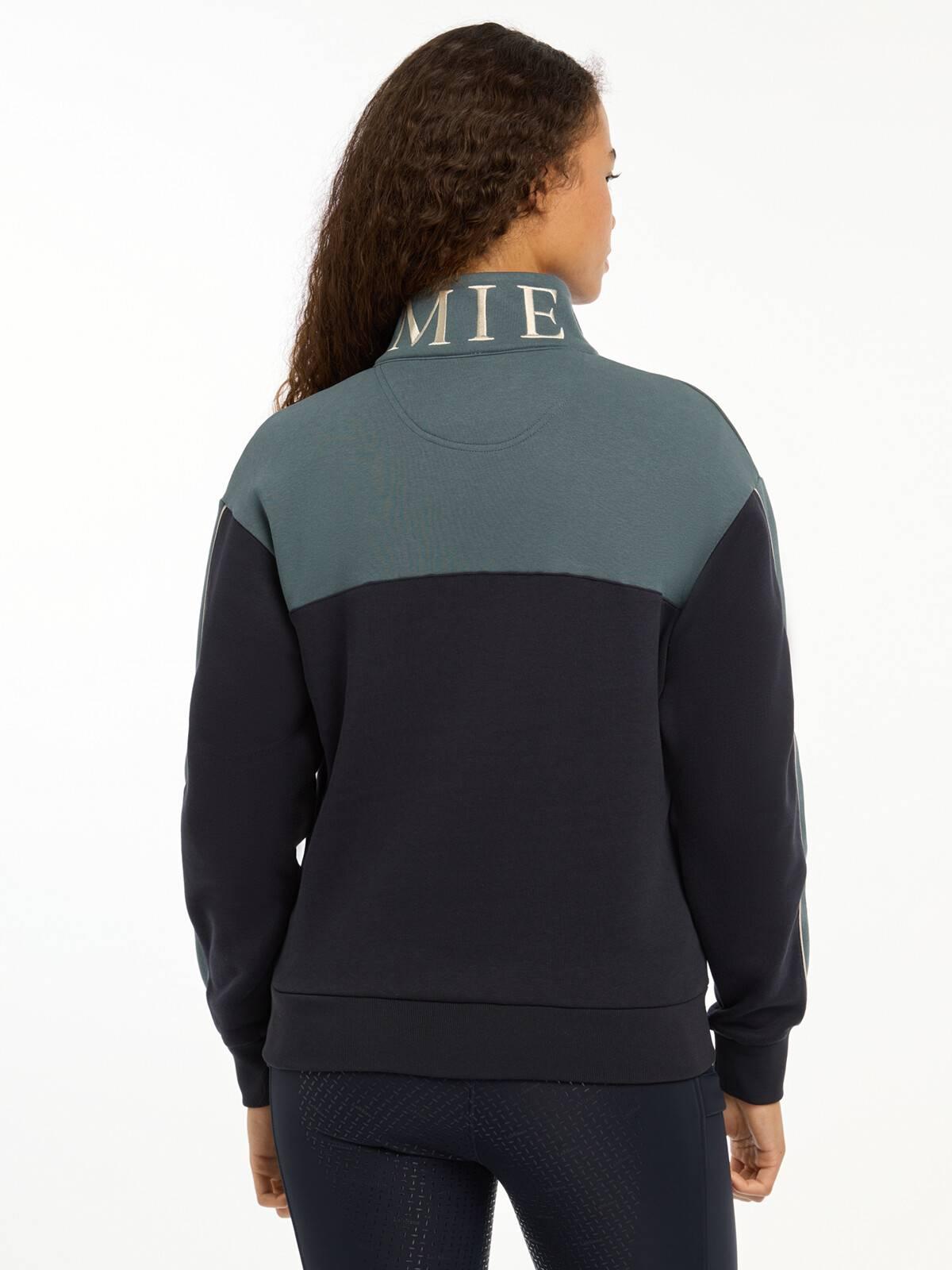 Kali Quarter Zip Sweat Navy/Petrol Outlet