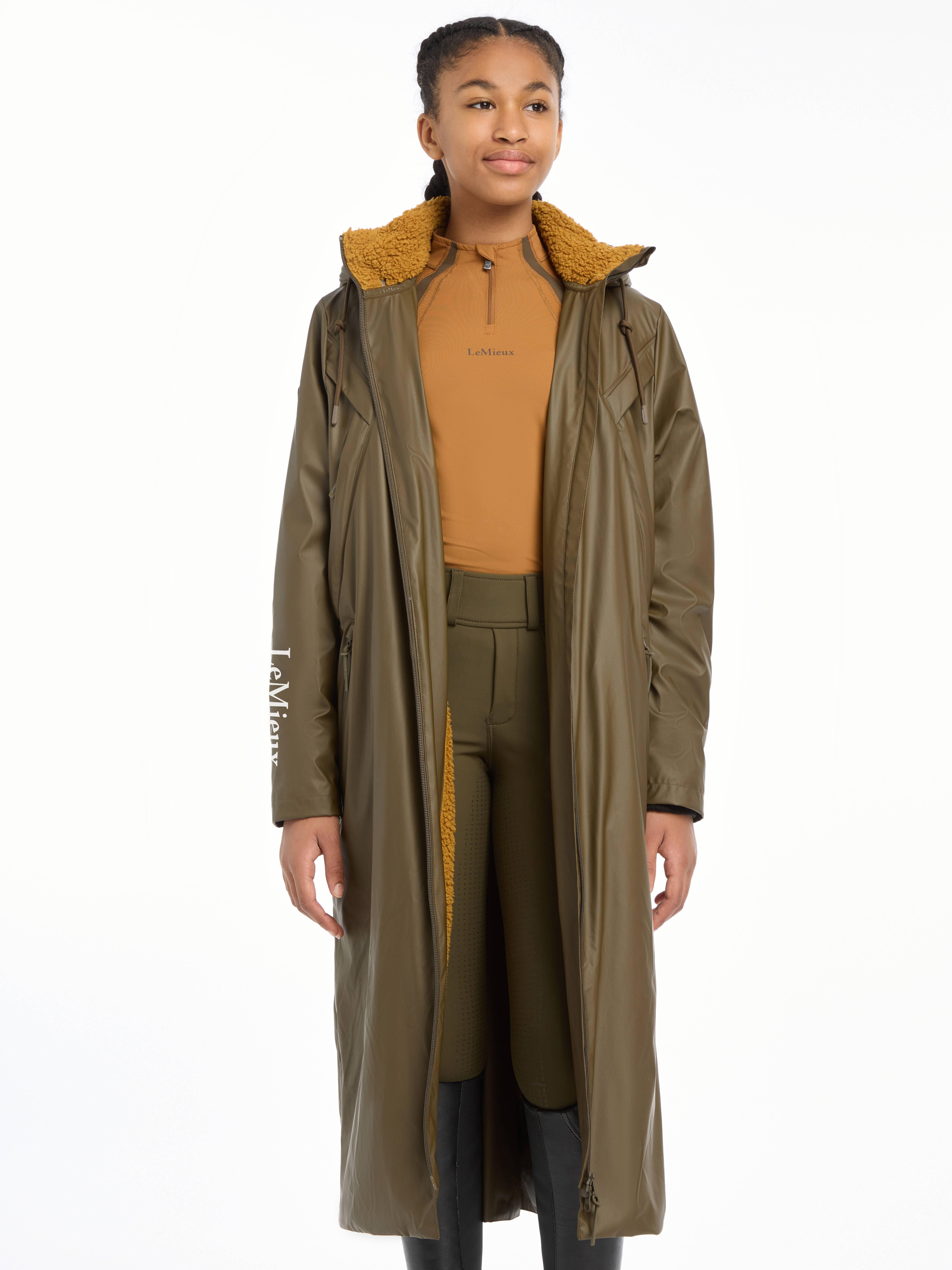 Manteau D'équitation Long Imperméable LeMieux Young Rider – Enfants Et Ados 9-13 Ans