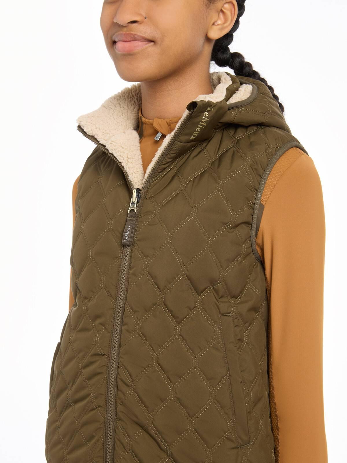 Young Rider Eloise Reversible Winter Gilet Alpine Outlet