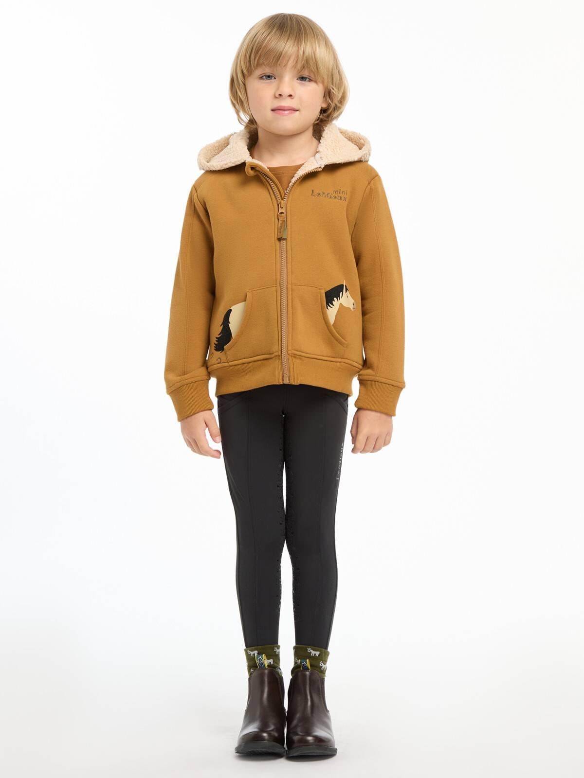 Sweatshirt à capuche full zip fille LeMieux Mini Charlie | La sellerie de Maé