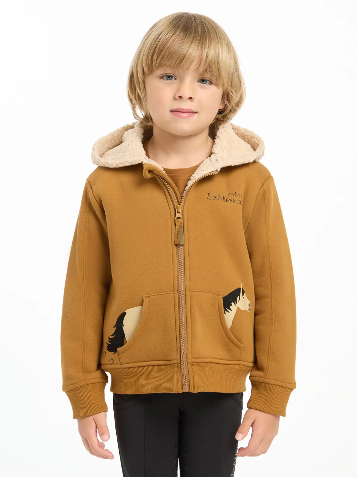 Sweat à capuche Mini Romi Navy Boutique outlet