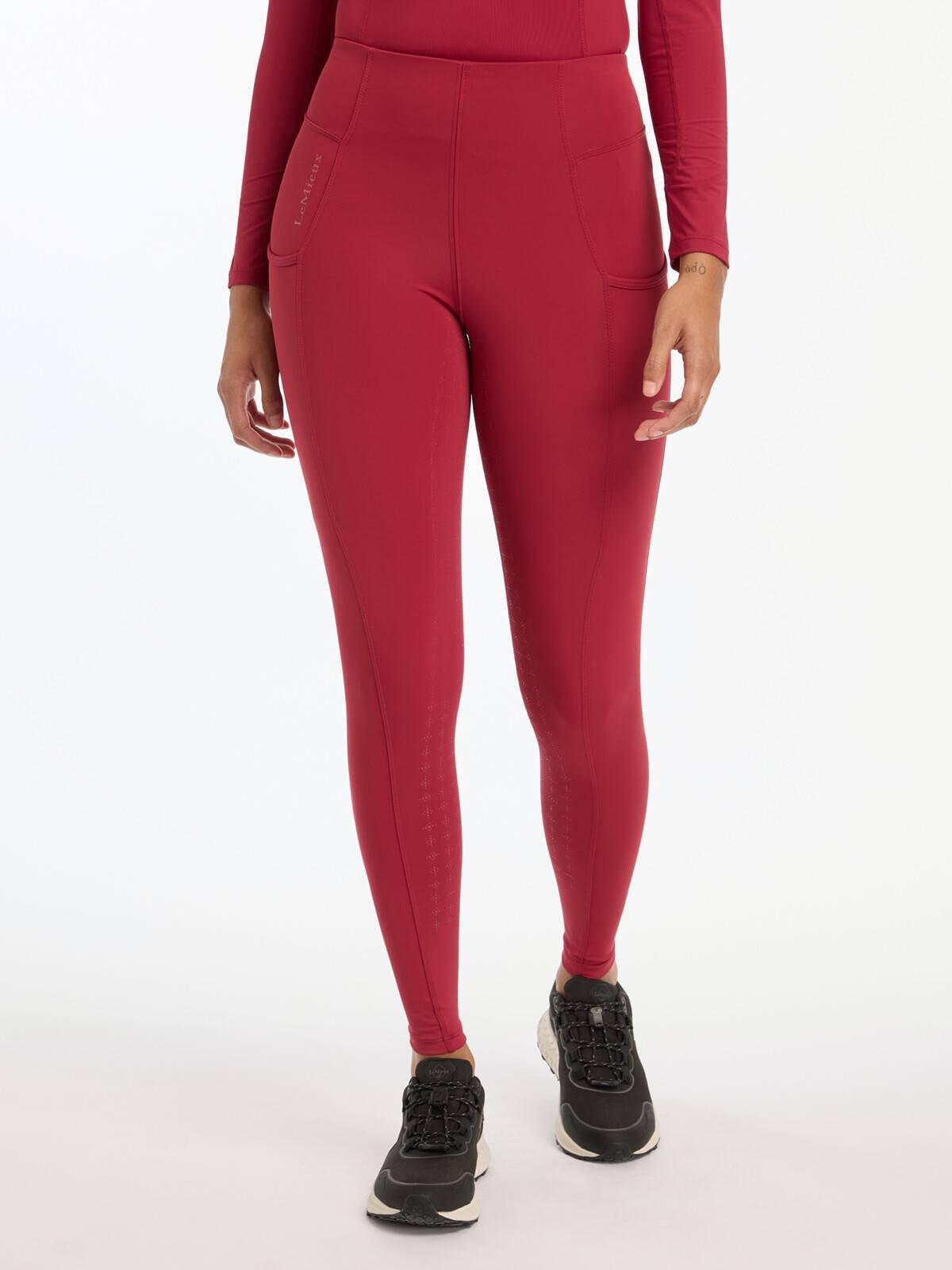 Leggings Tecnici LeMieux Lydia In Rete, Leggeri, Pull On, Perfetti Per L'Estate