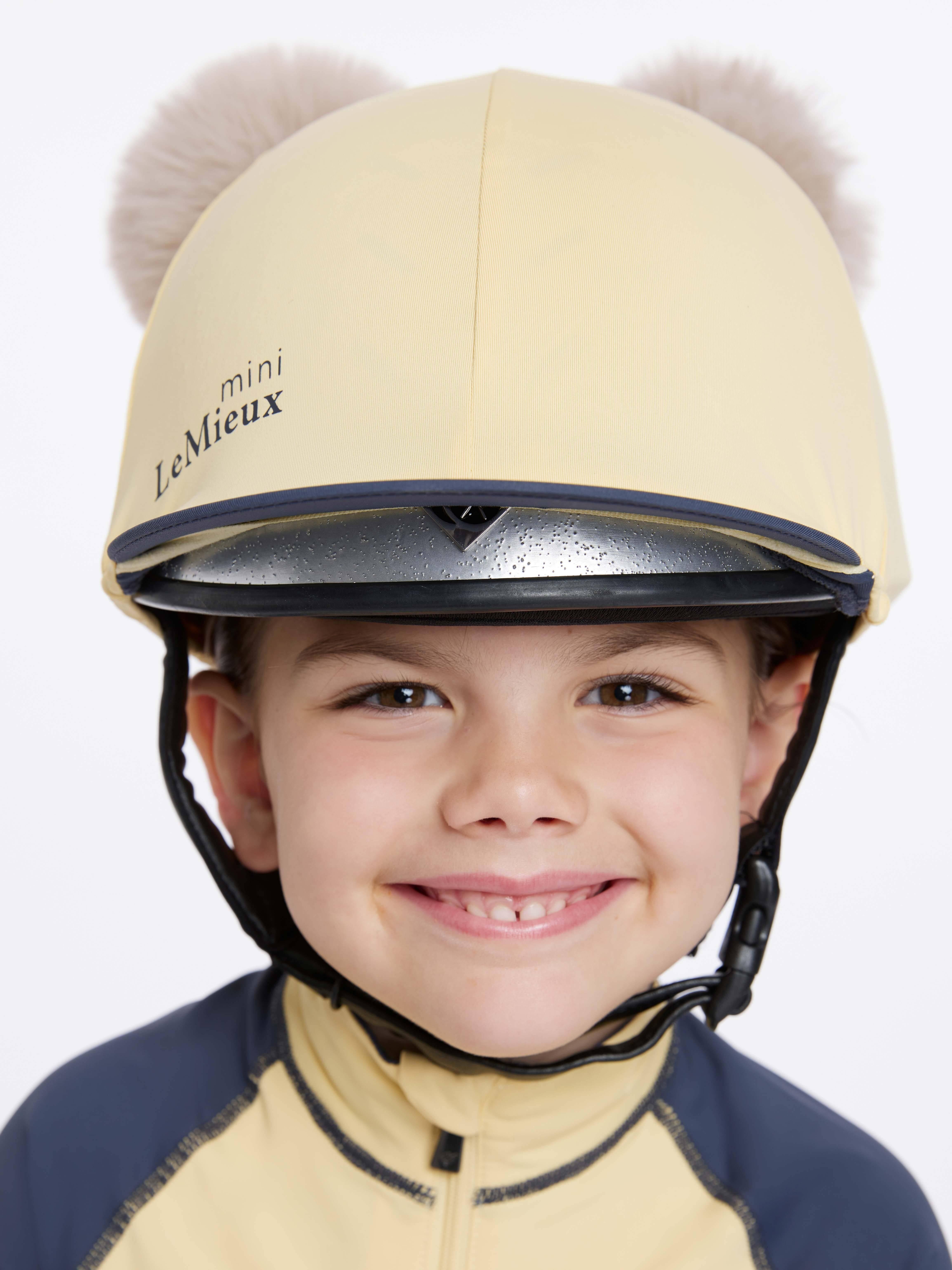 Cappello LeMieux Pom Seta – Crepuscolo/Mimosa – Taglia Unica Elasticizzata Per Equitazione