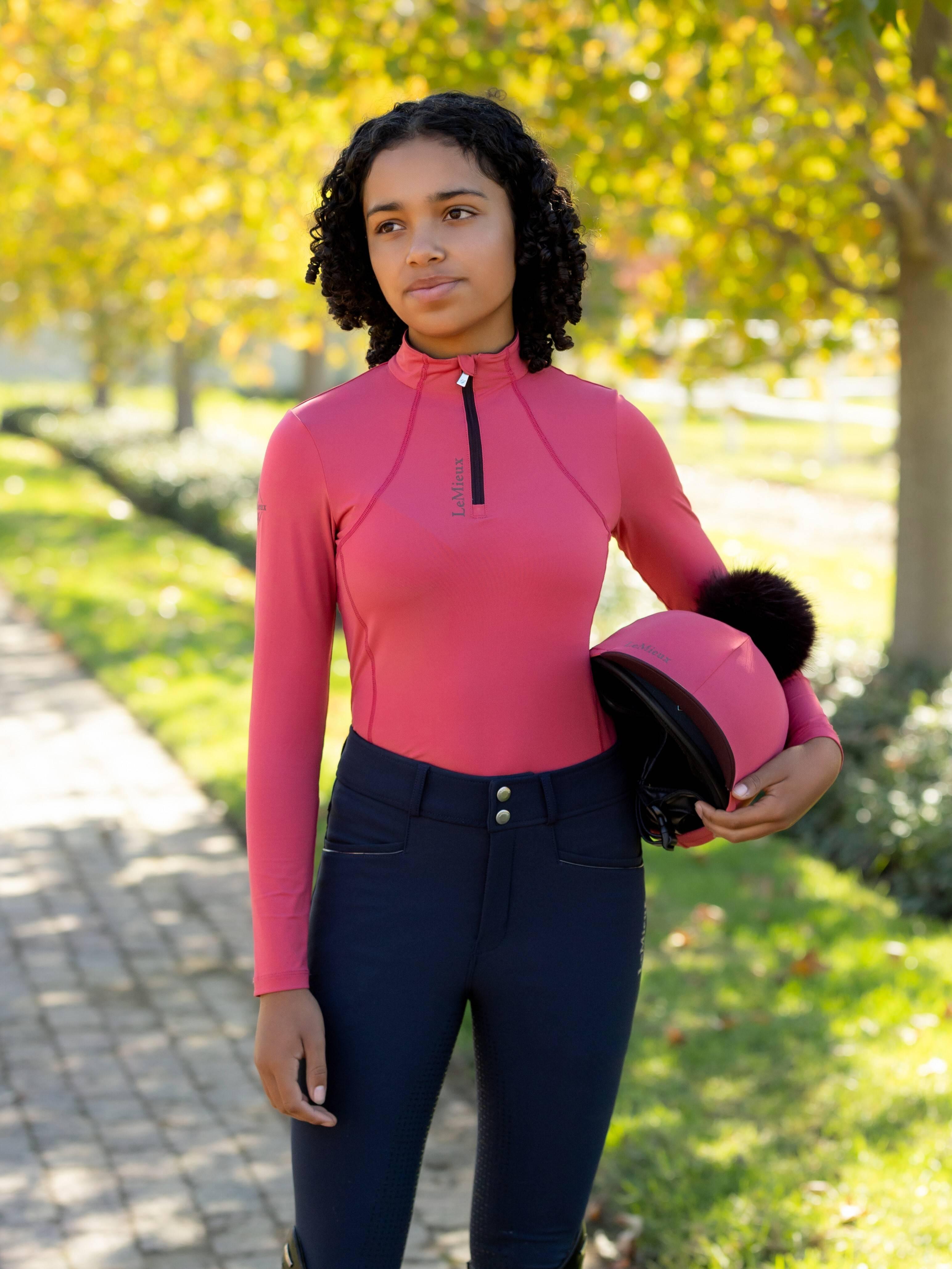 Young Rider Classique Base Layer Cranberry Outlet