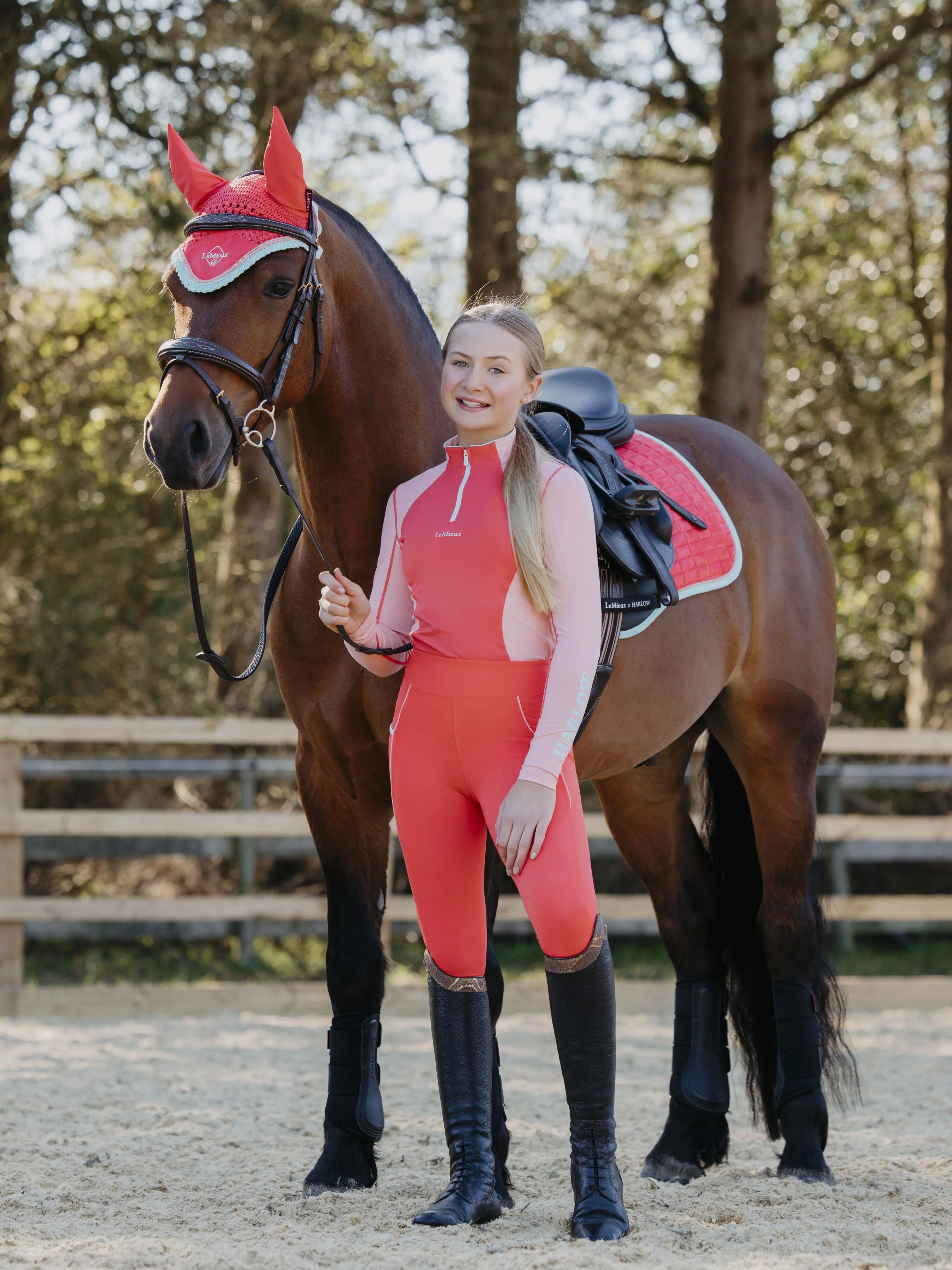 Orchidée Couche De Base Lemieux – Taille 13-14 Ans, Équitation, Occasion