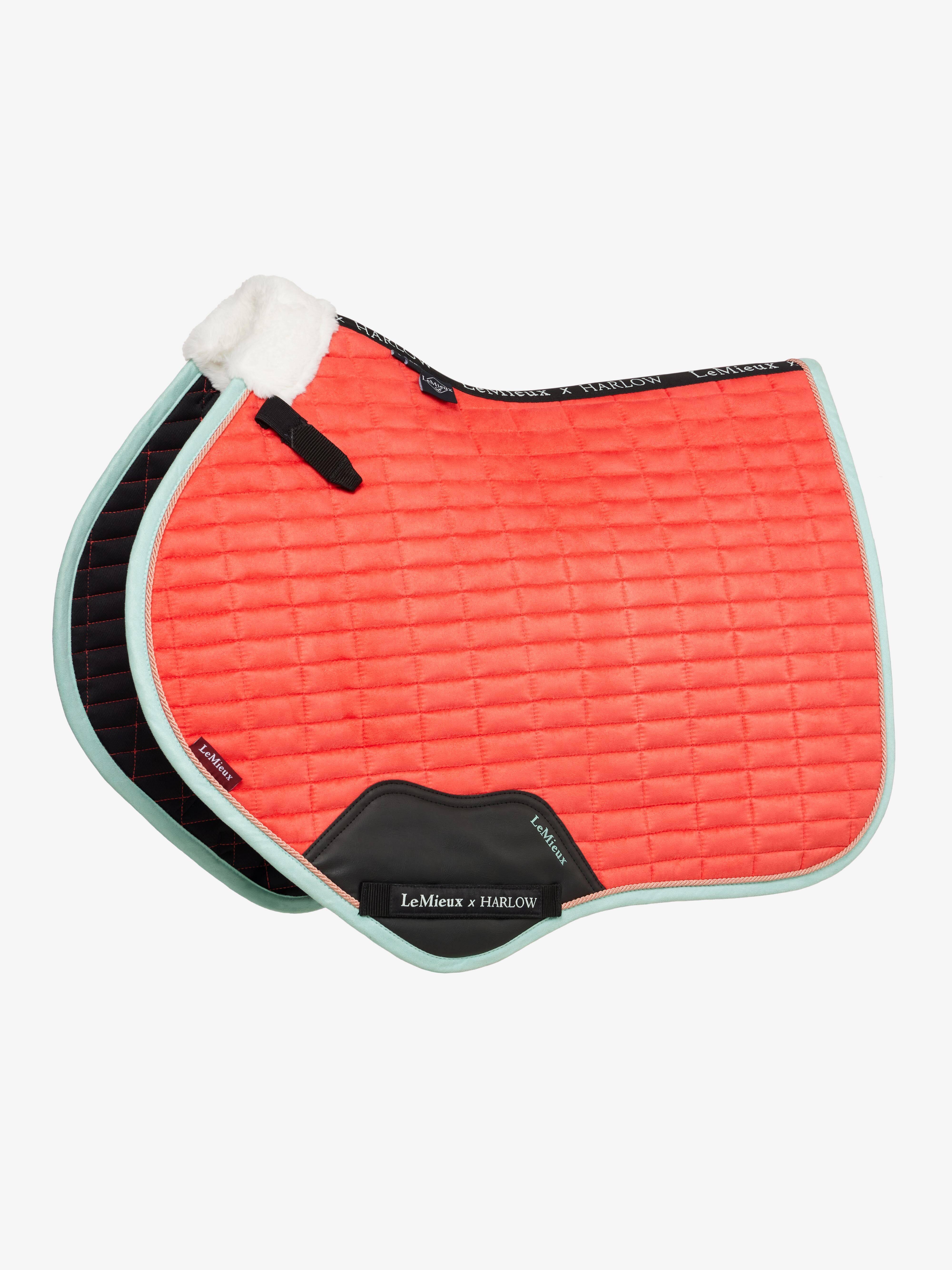 Harlow Close Contact Square Coral Crush Saddle Pads