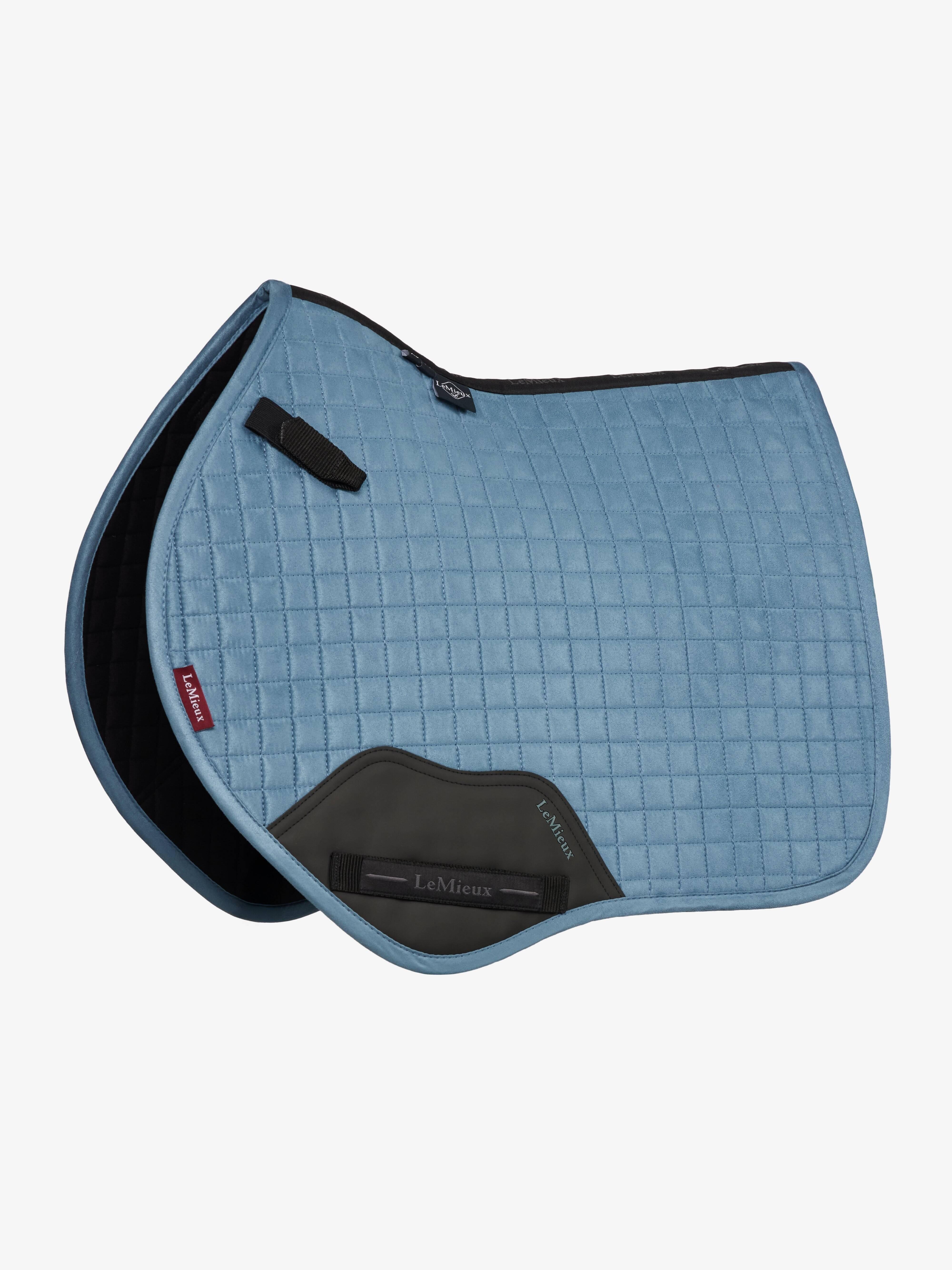 Mini Suede Close Contact Square Ice Blue Saddle Pads